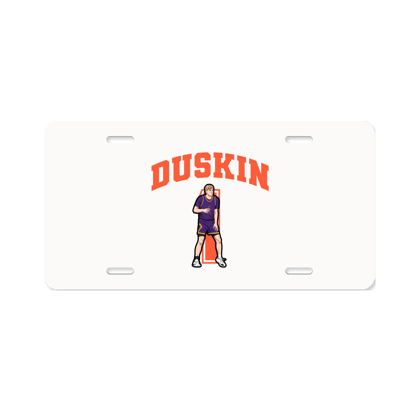 License Plate — Number in Classic