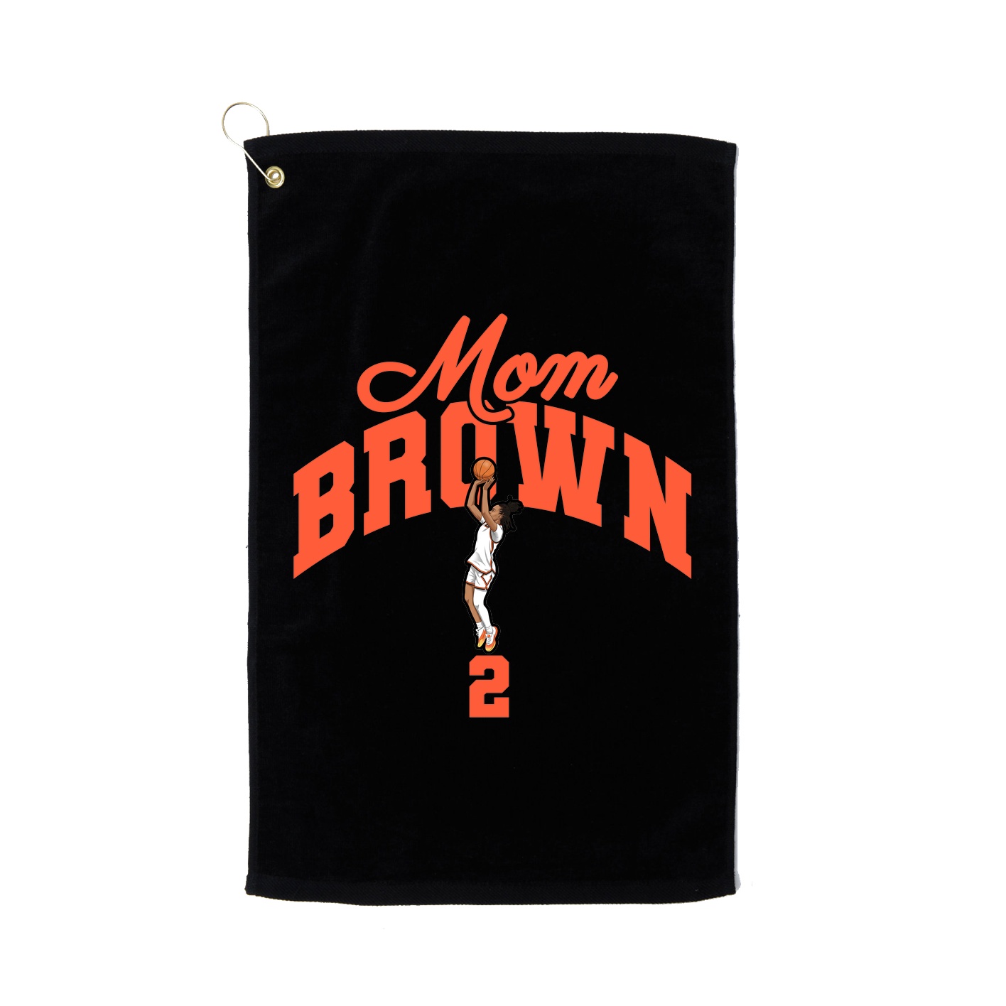 Golf Towel — Mothers Day Arch in Black