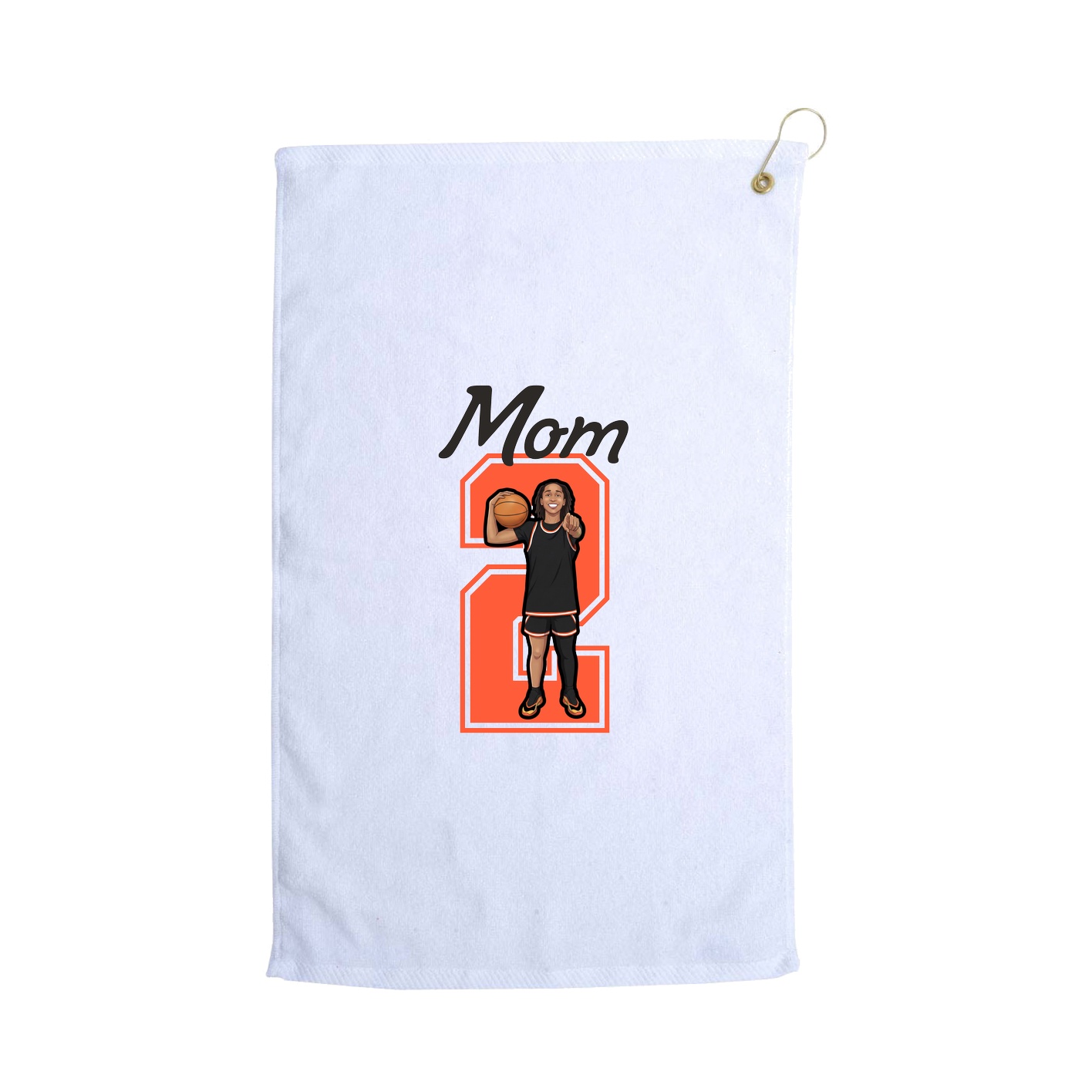Golf Towel — Mothers Day Shirsey in White
