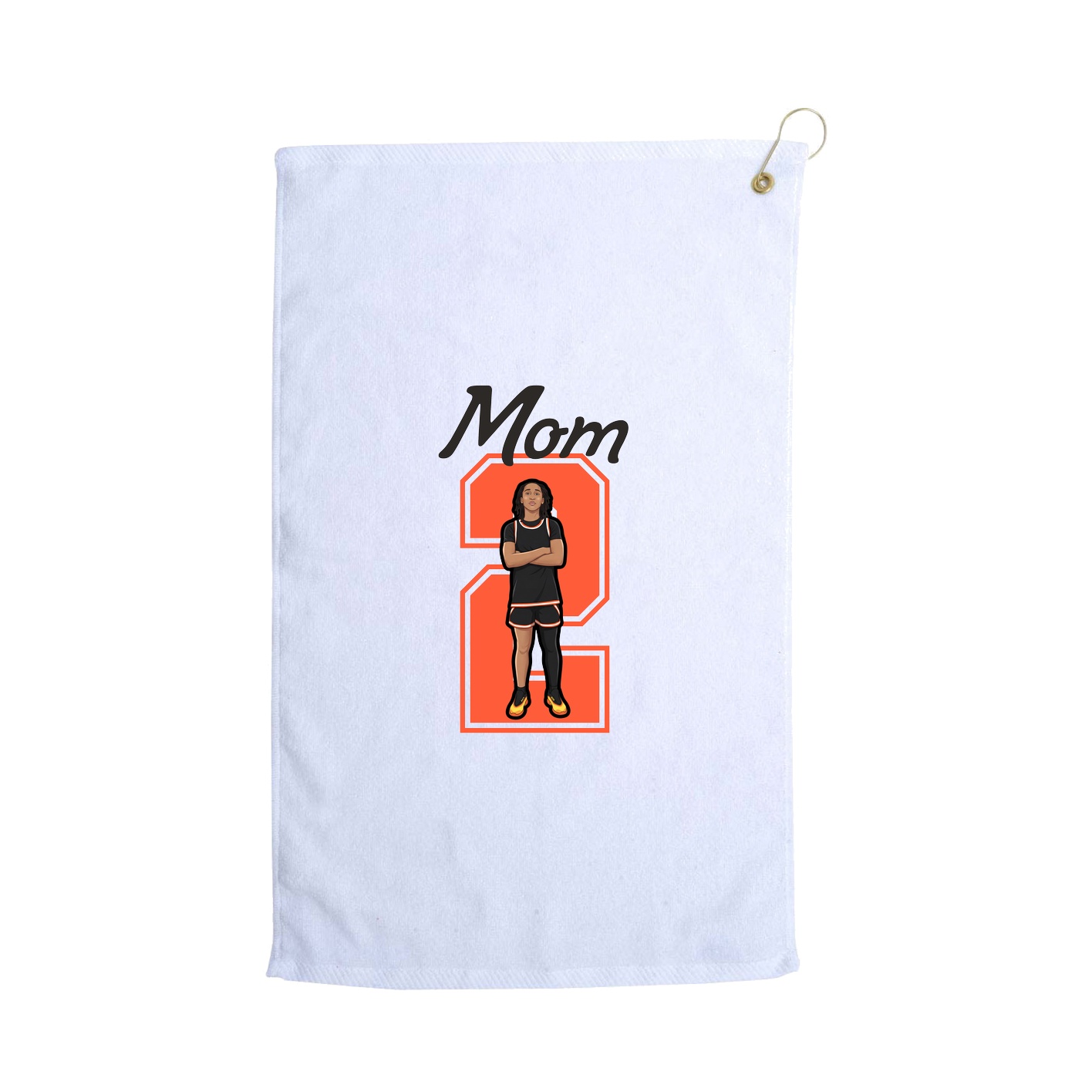 Golf Towel — Mothers Day Shirsey in White