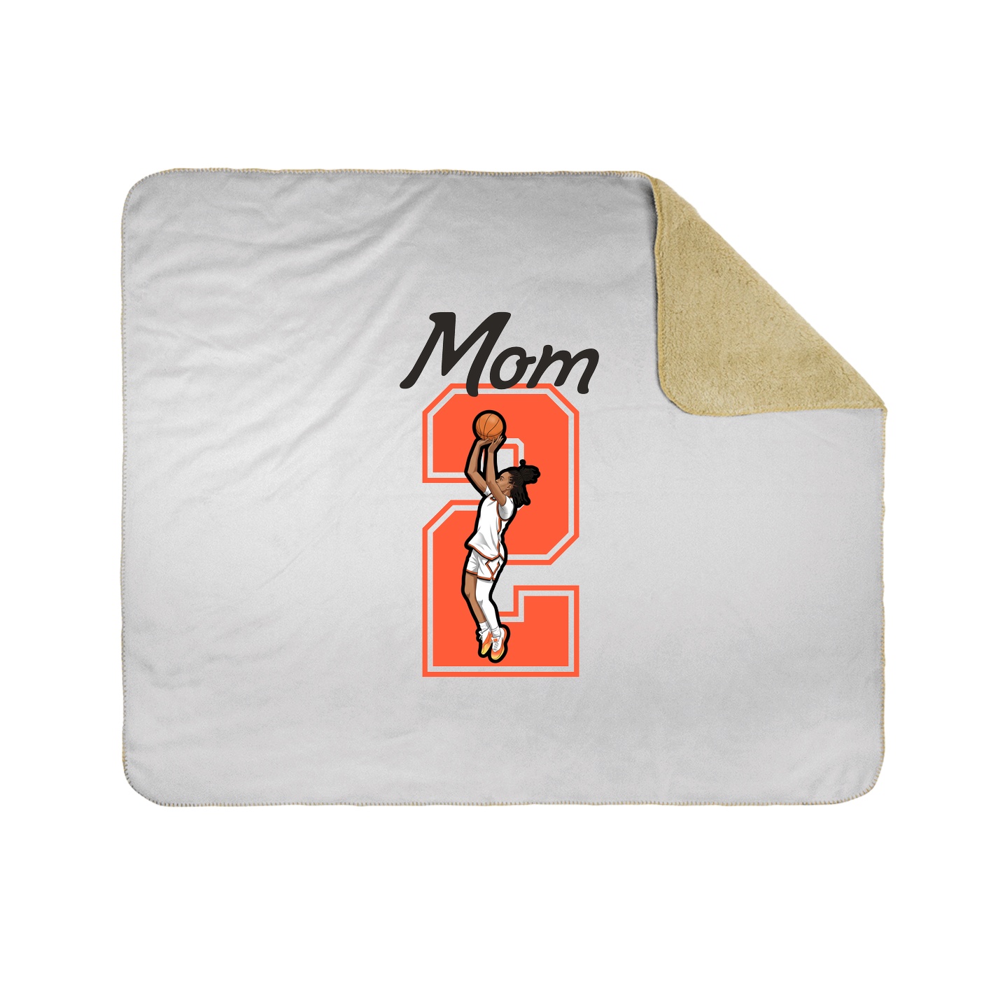 Throw Blanket — Mothers Day Shirsey in White