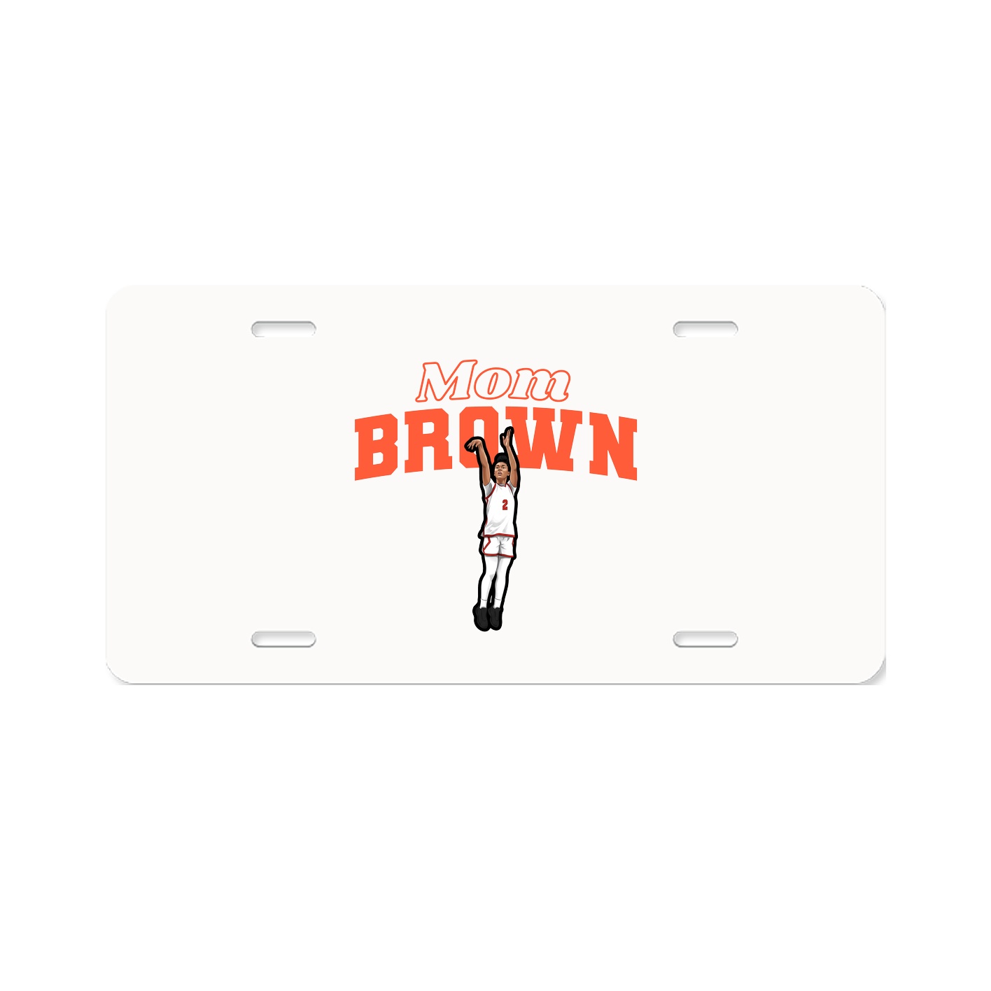 License Plate — Mothers Day Block in Classic