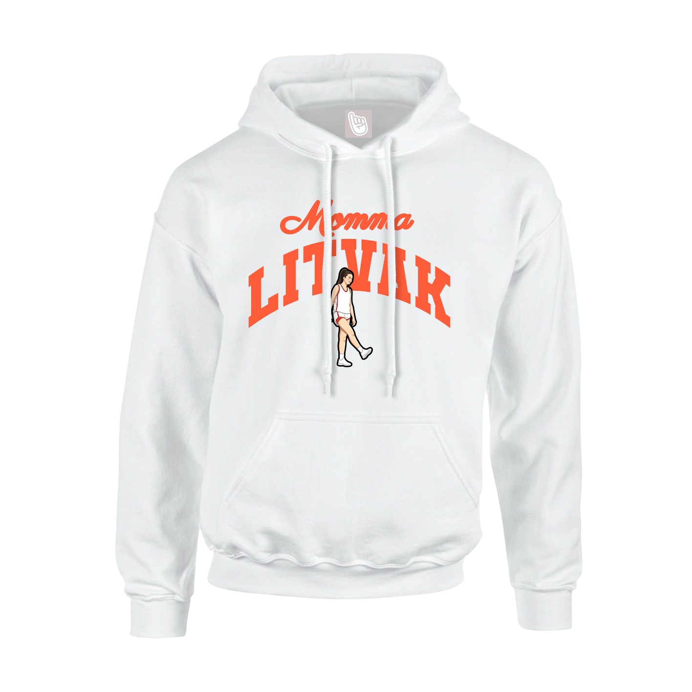 Youth Hoodie — Mothers Day Arch in White