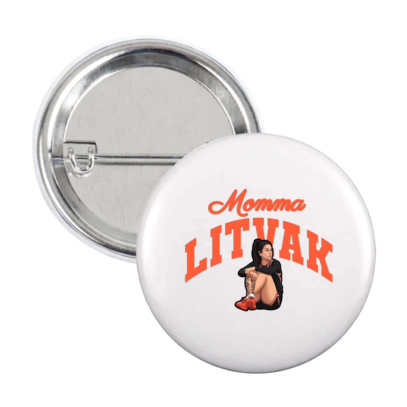Game Day Button — Mothers Day Arch in White