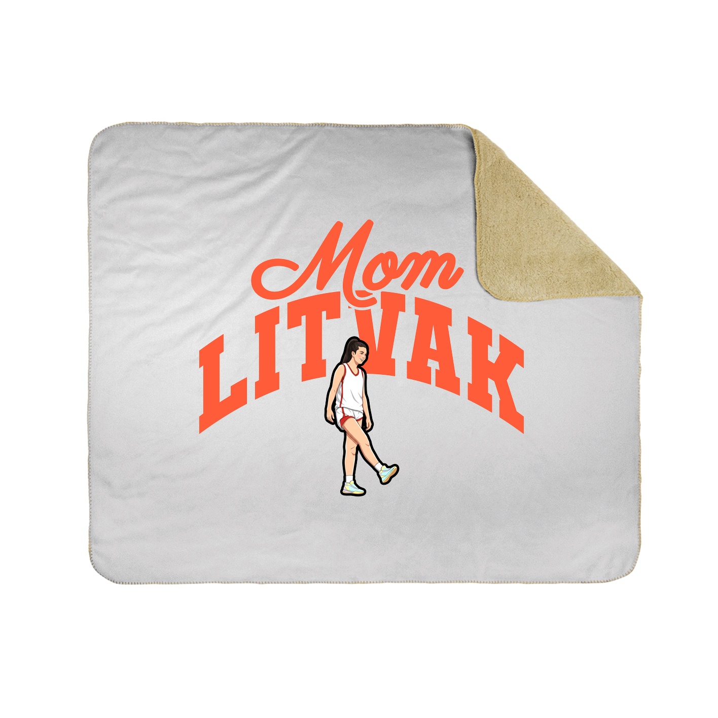 Throw Blanket — Mothers Day Arch in White