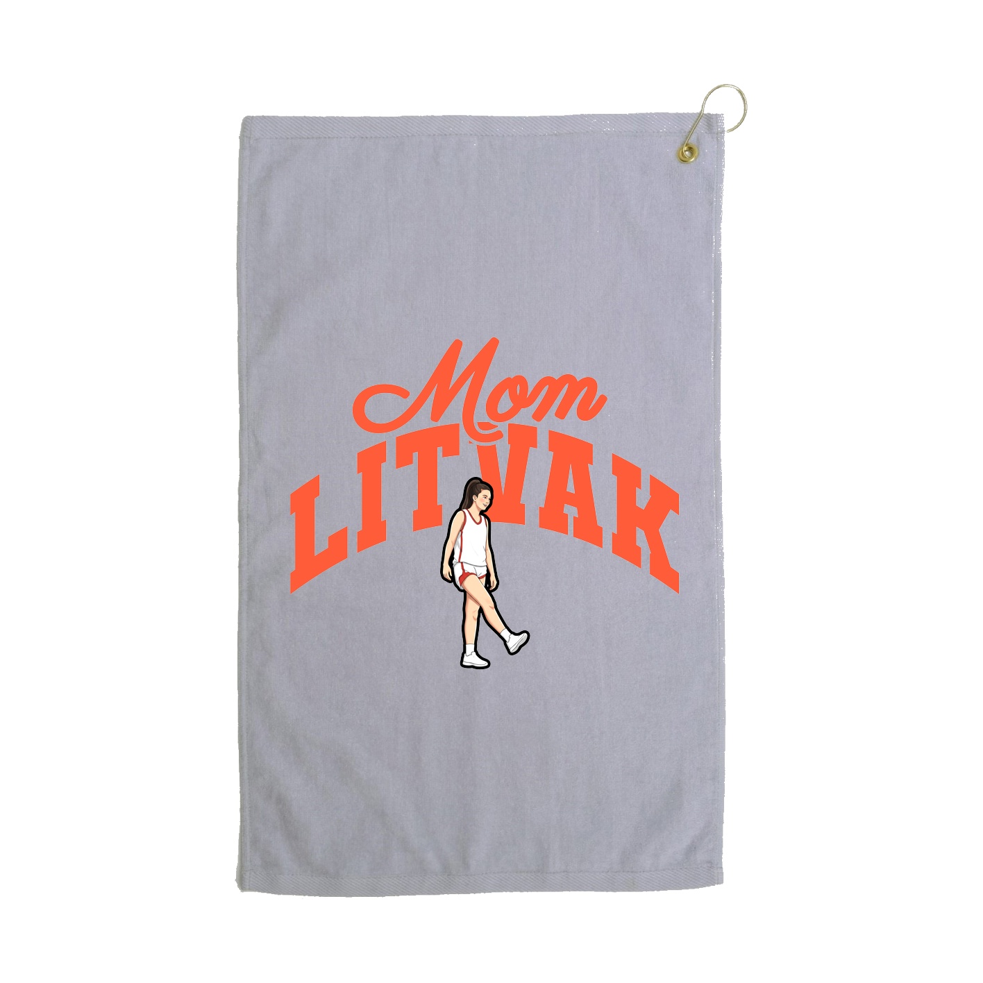 Golf Towel — Mothers Day Arch in Grey