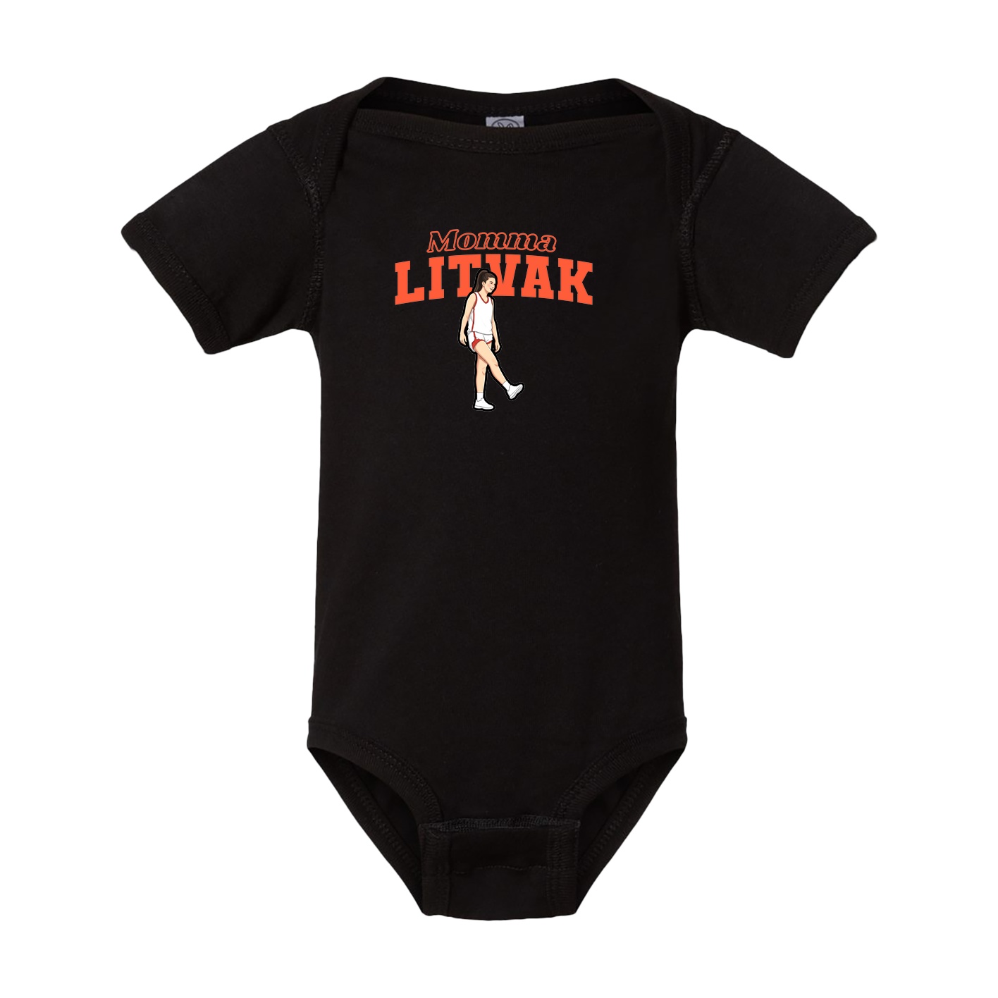 Baby Onesie — Mothers Day Block in Black