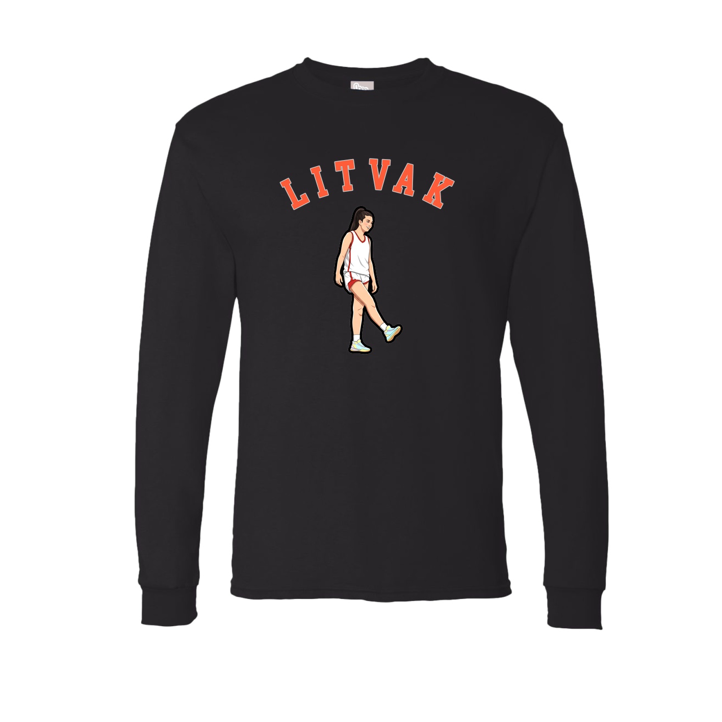 Long Sleeve Tee — Shirsey Arch in Black