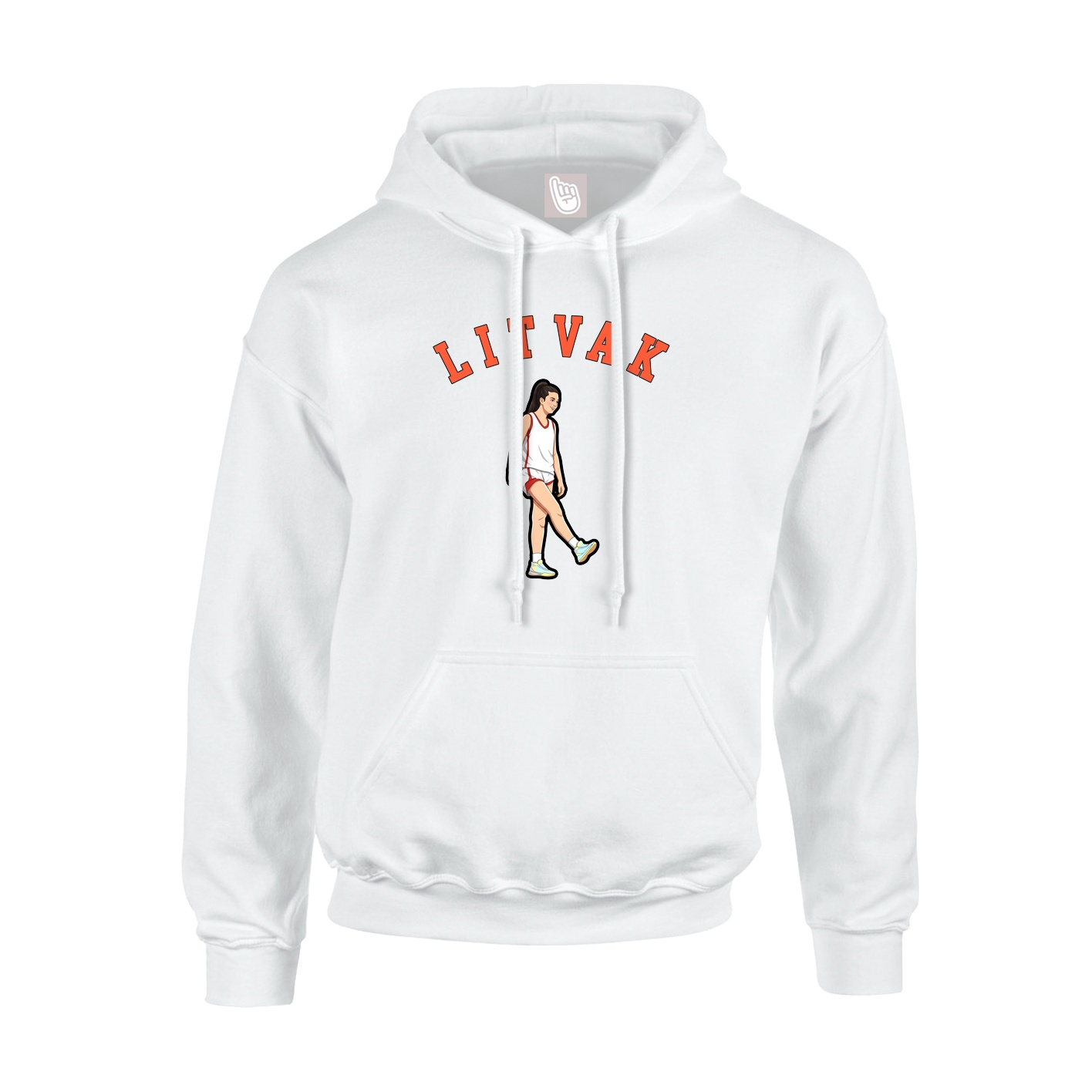 Hoodie — Shirsey Arch in White