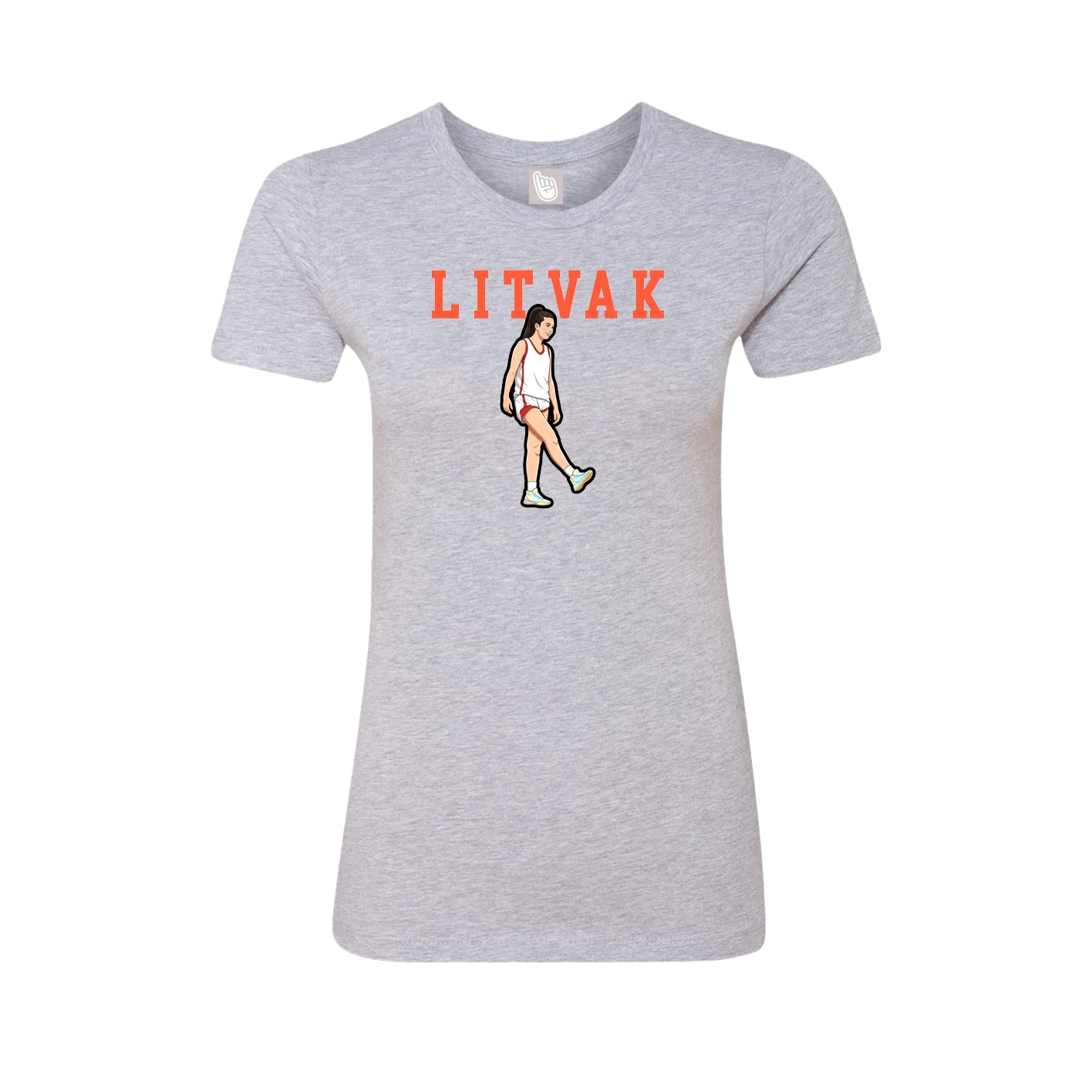 Fitted Women's Tee — Shirsey in Grey