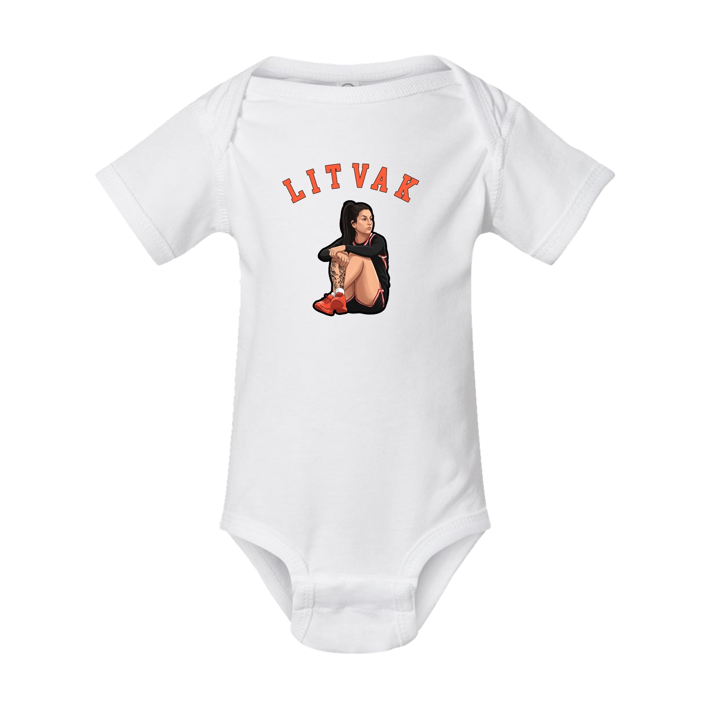 Baby Onesie — Shirsey Arch in White