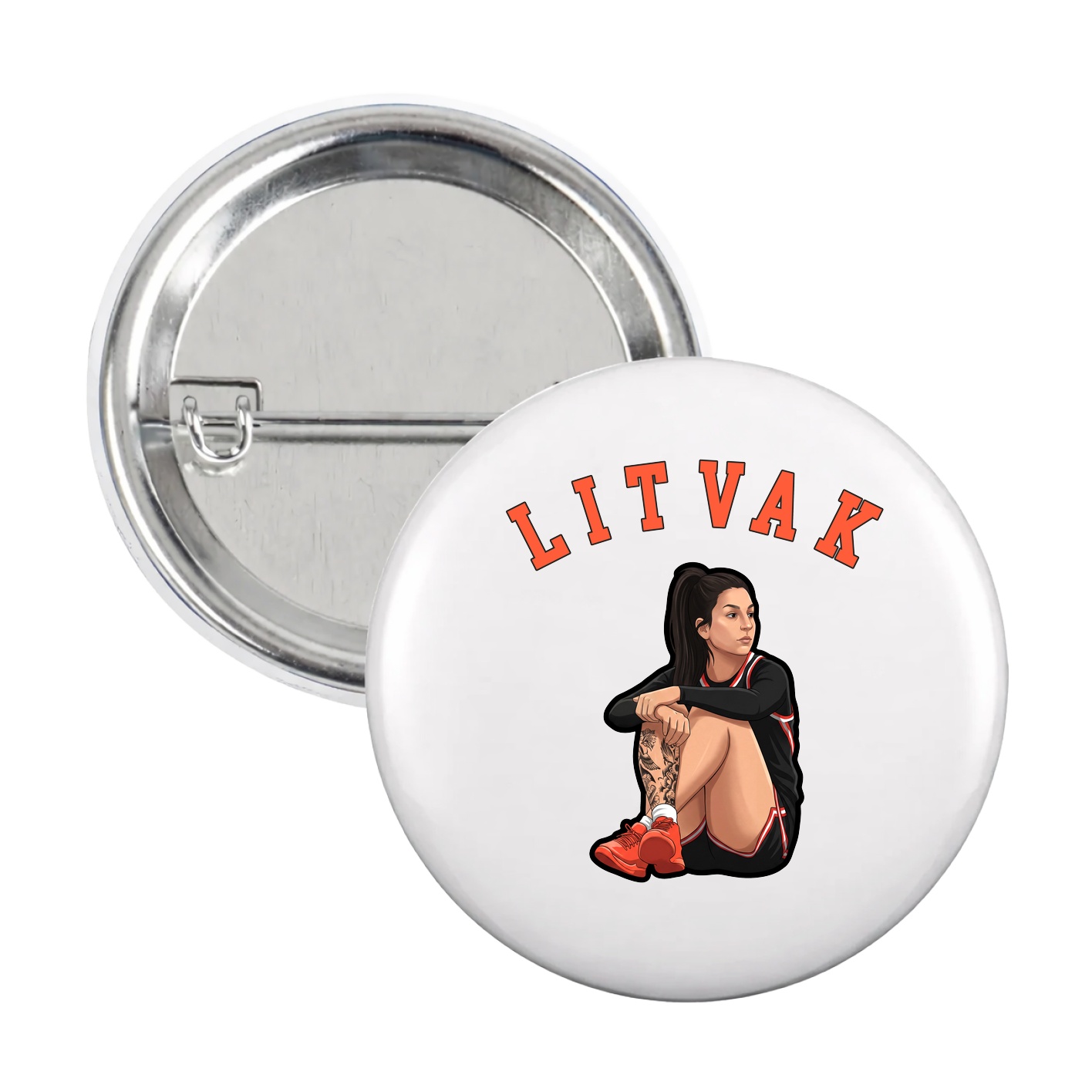 Game Day Button — Shirsey Arch in White
