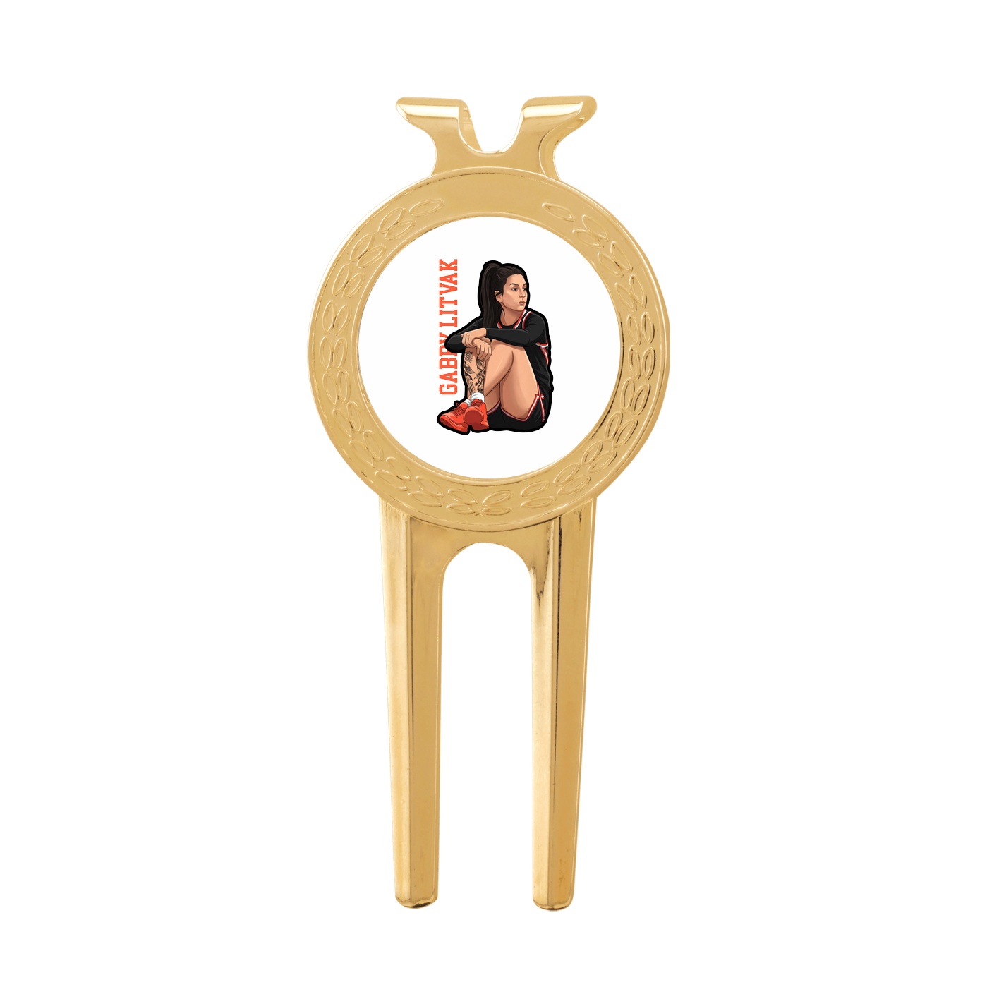 Divot Tool with Ball Marker — Name Vertical in Classic