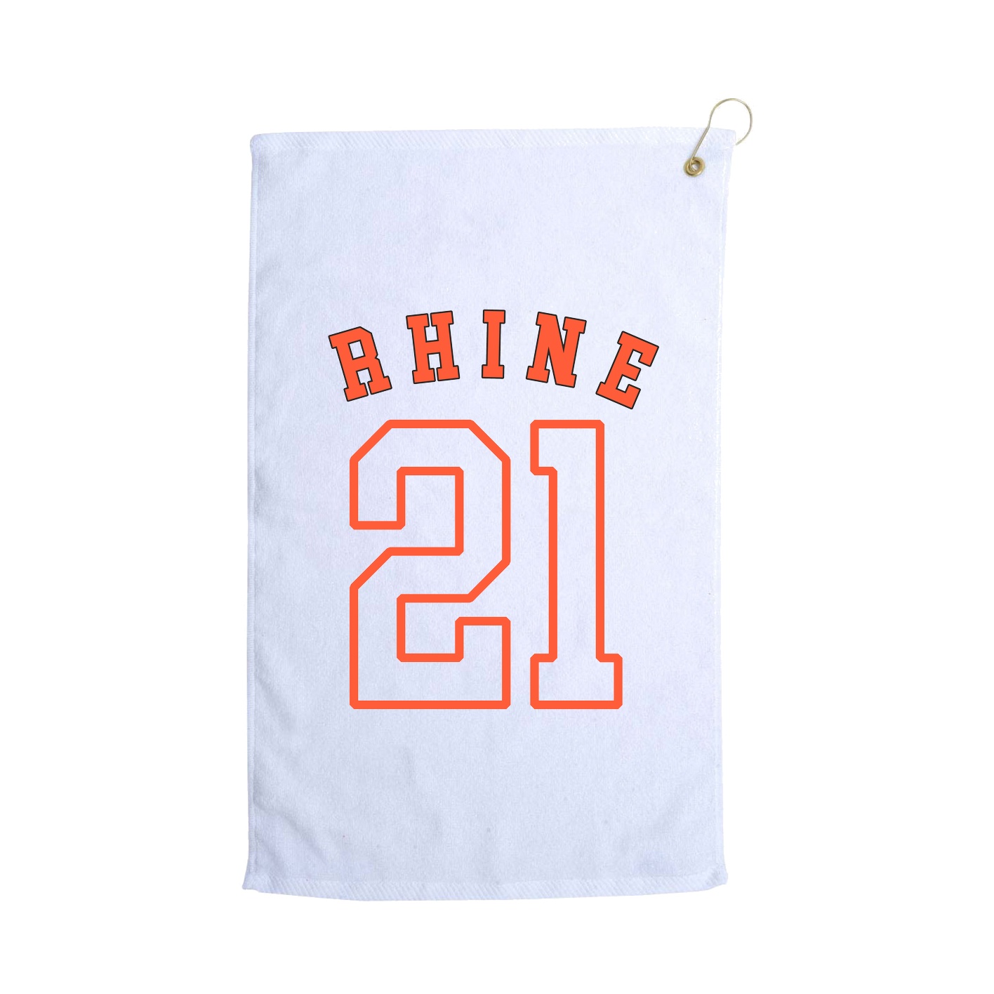 Golf Towel — Shirsey Arch in White