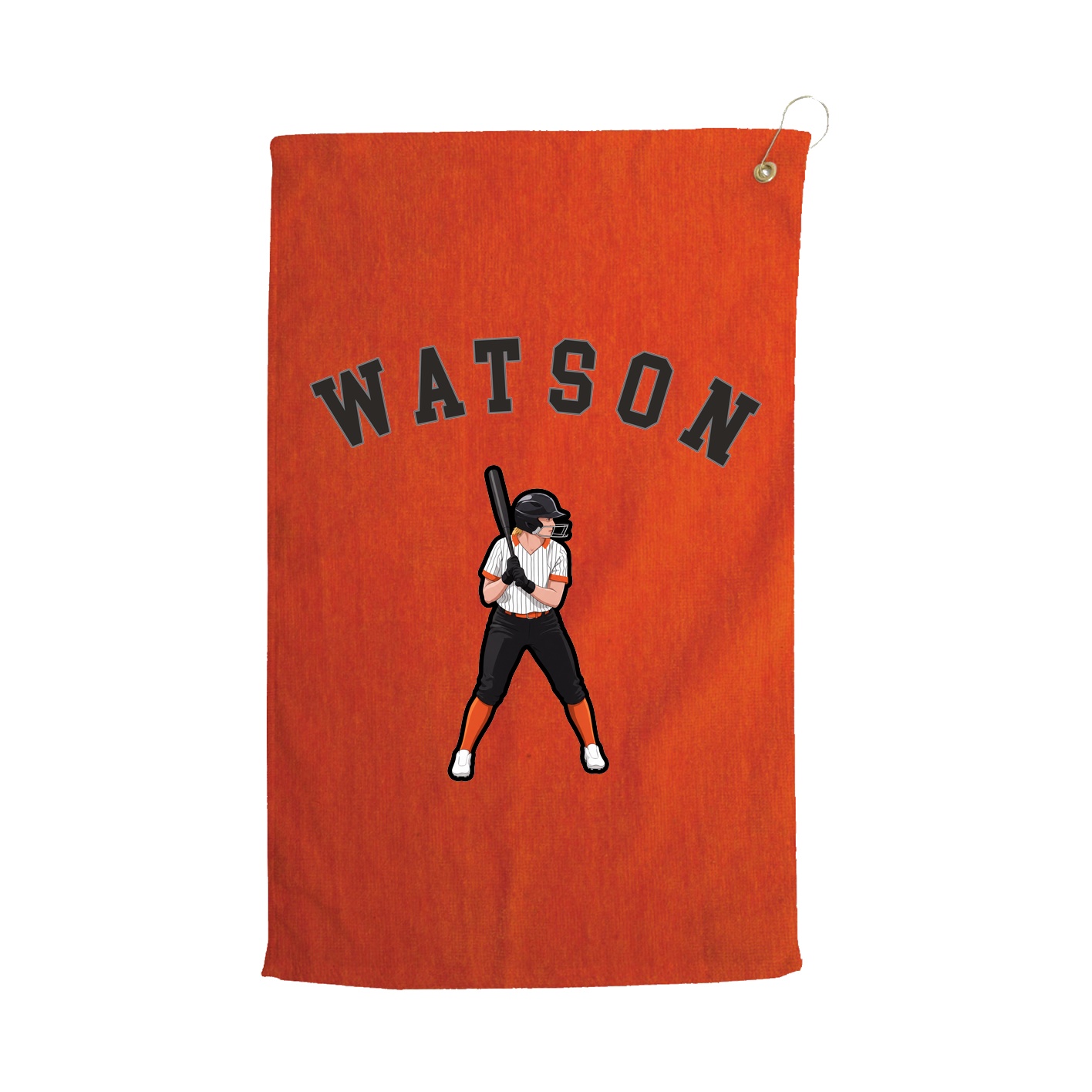 Golf Towel — Shirsey Arch in Orange