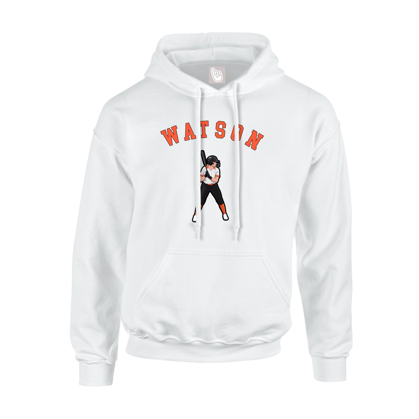 Hoodie — Shirsey Arch in White