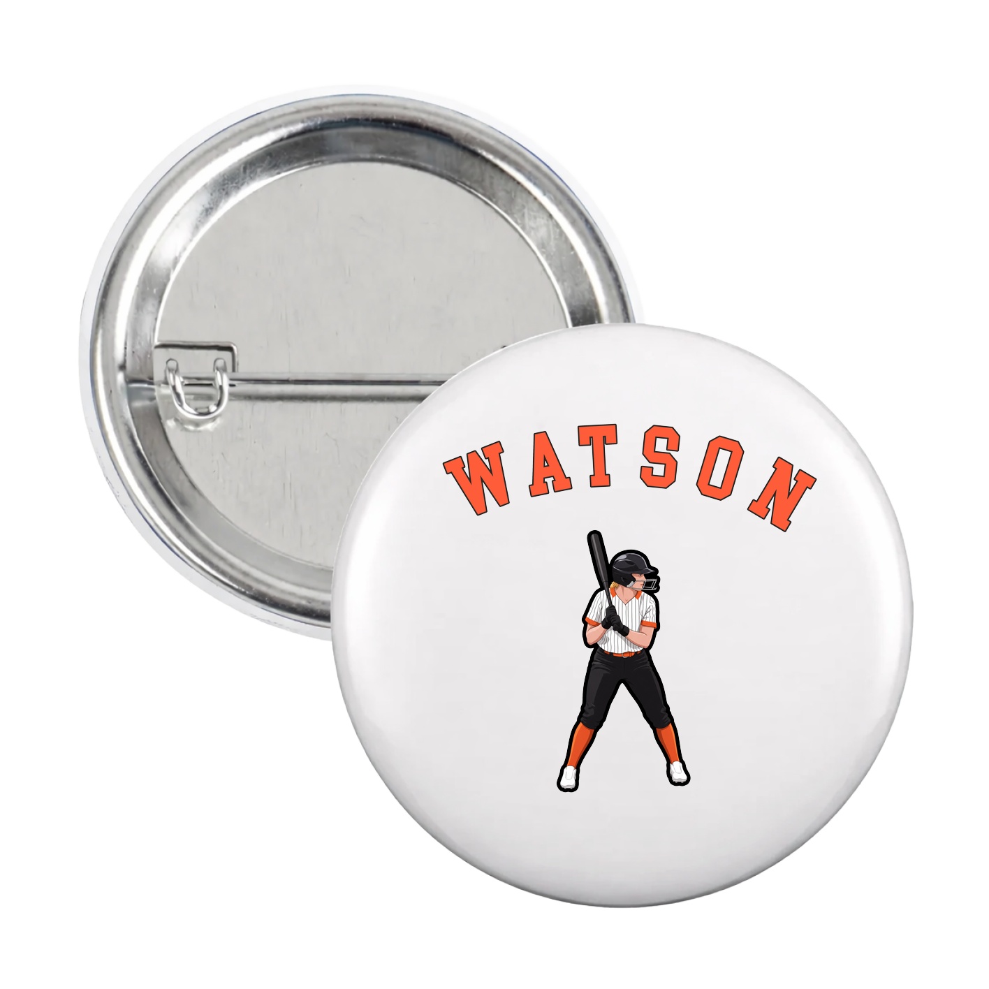 Game Day Button — Shirsey Arch in White