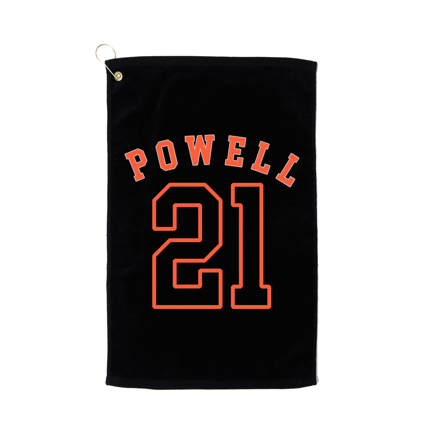 Golf Towel — Shirsey Arch in Black