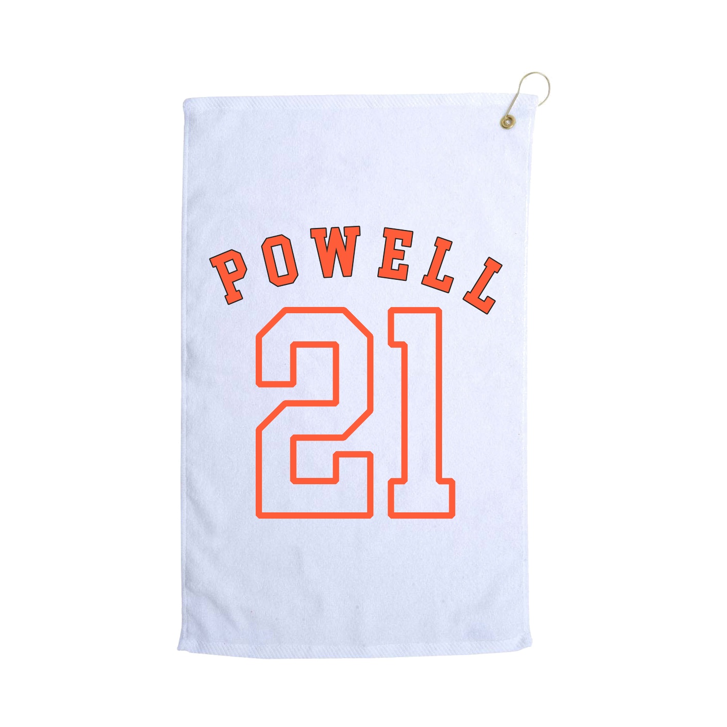 Golf Towel — Shirsey Arch in White