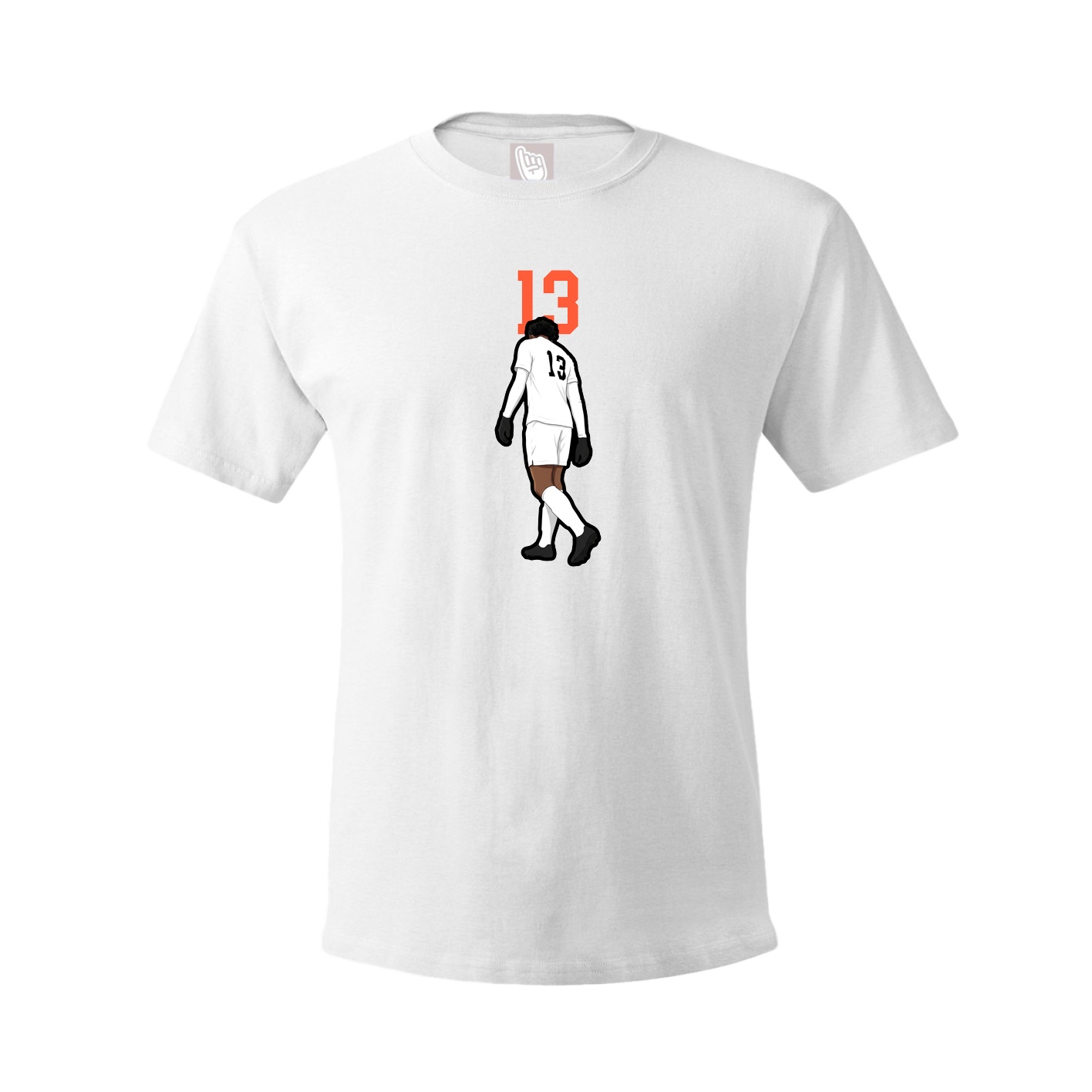 Tee — Number Top in White