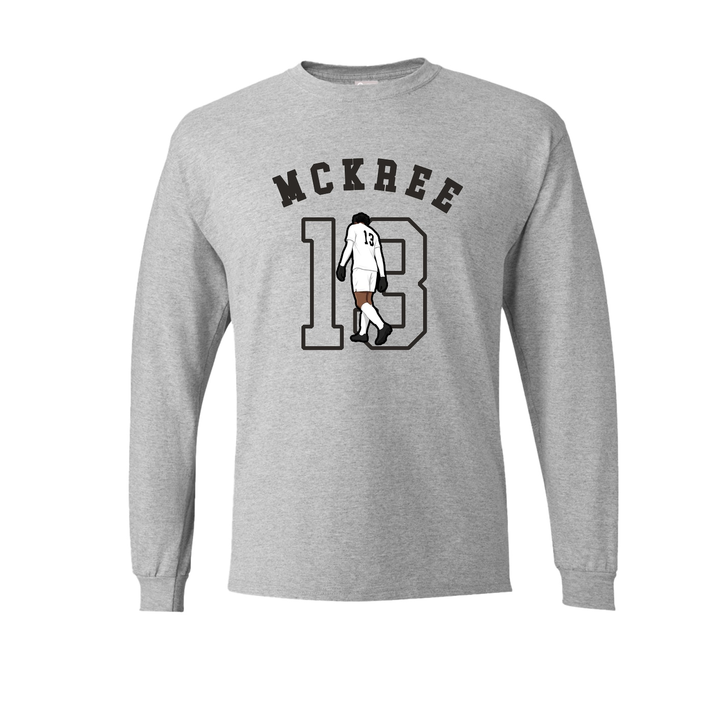 Long Sleeve Tee — Shirsey Arch in Grey