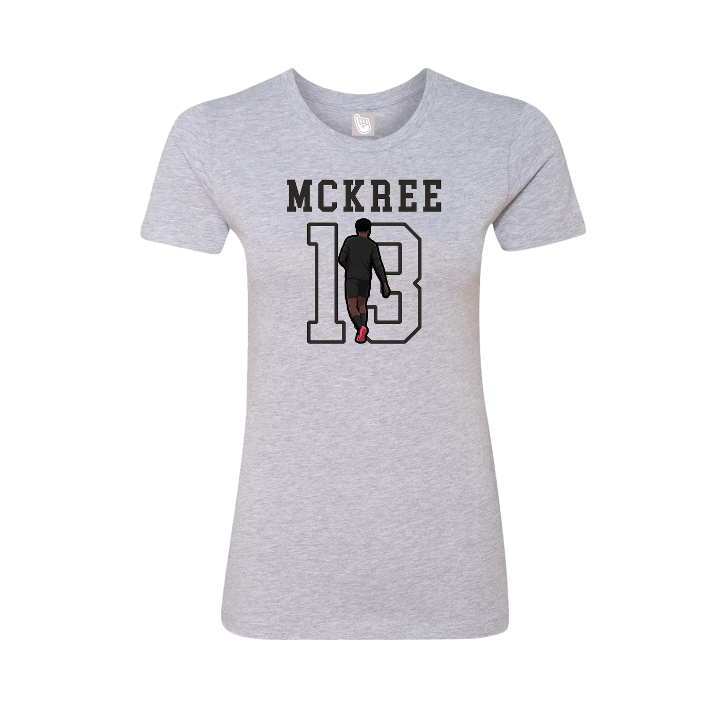 Fitted Women's Tee — Shirsey in Grey