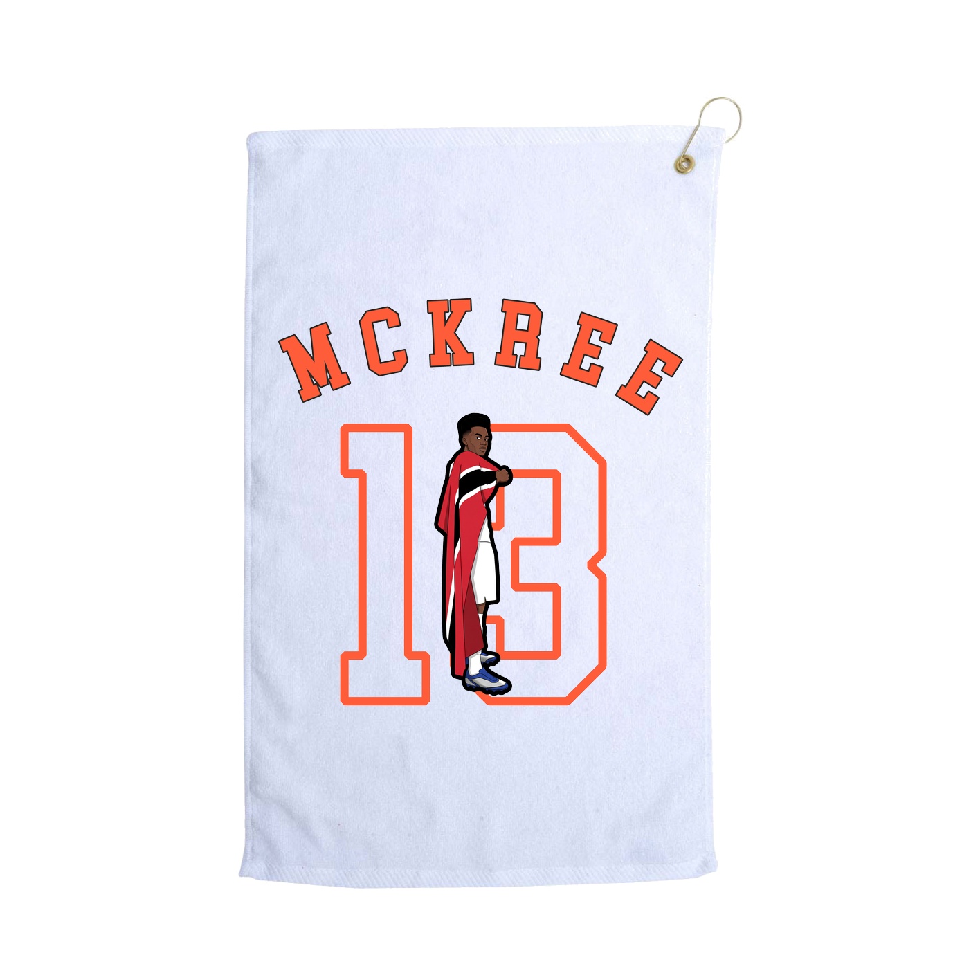 Golf Towel — Shirsey Arch in White