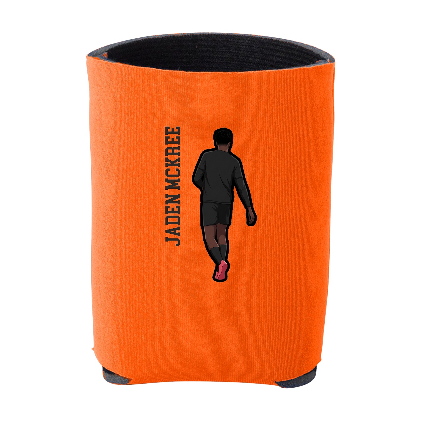Can Holder — Name Vertical in Orange
