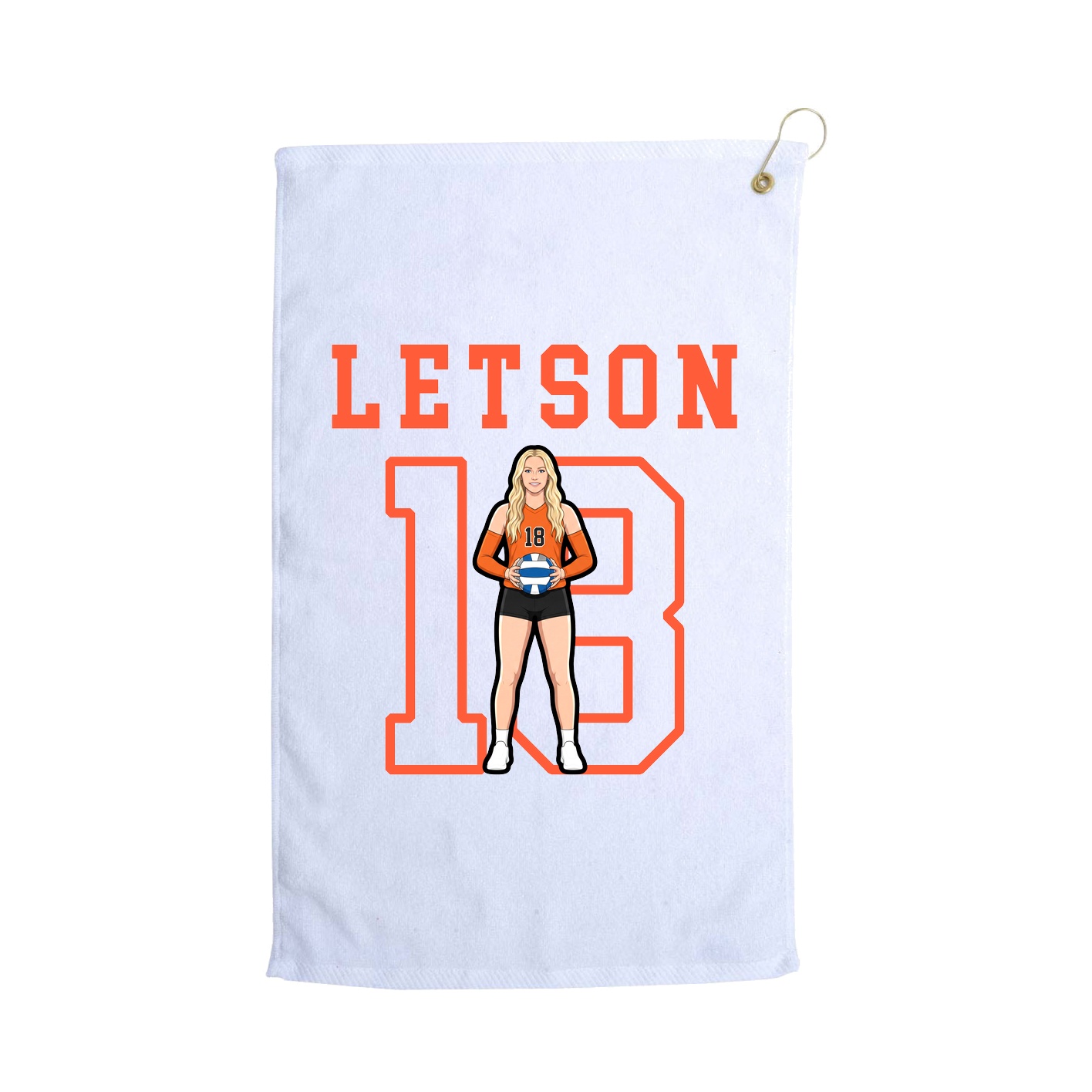 Golf Towel — Shirsey in White