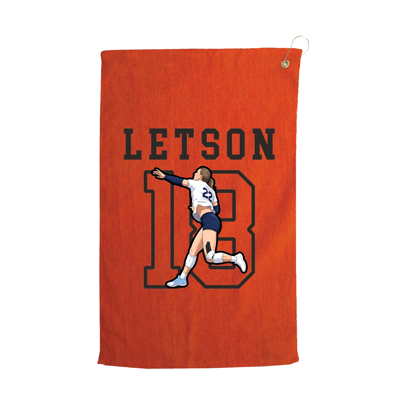 Golf Towel — Shirsey in Orange