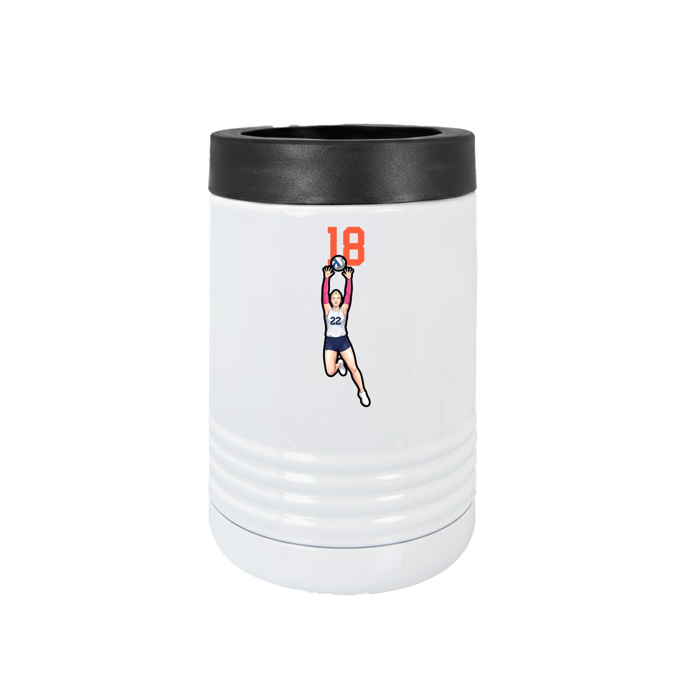 Beverage Holder — Number Top in White