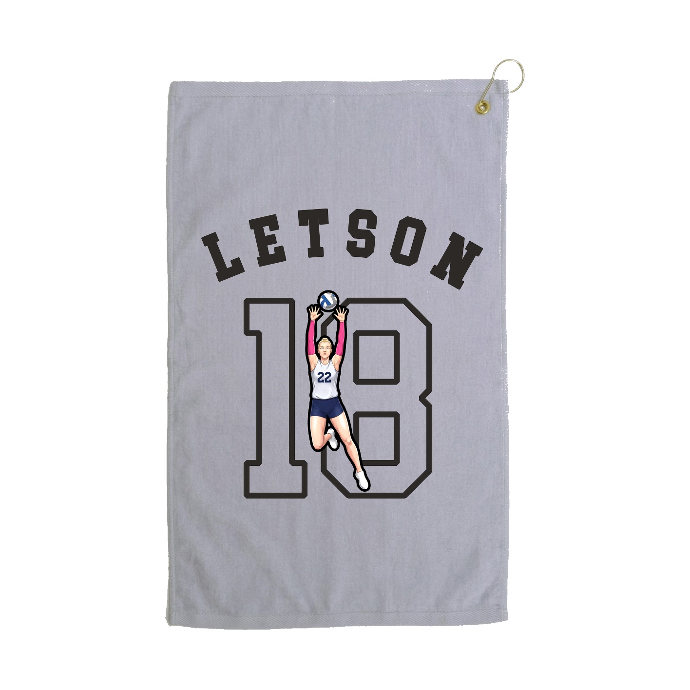 Golf Towel — Shirsey Arch in Grey