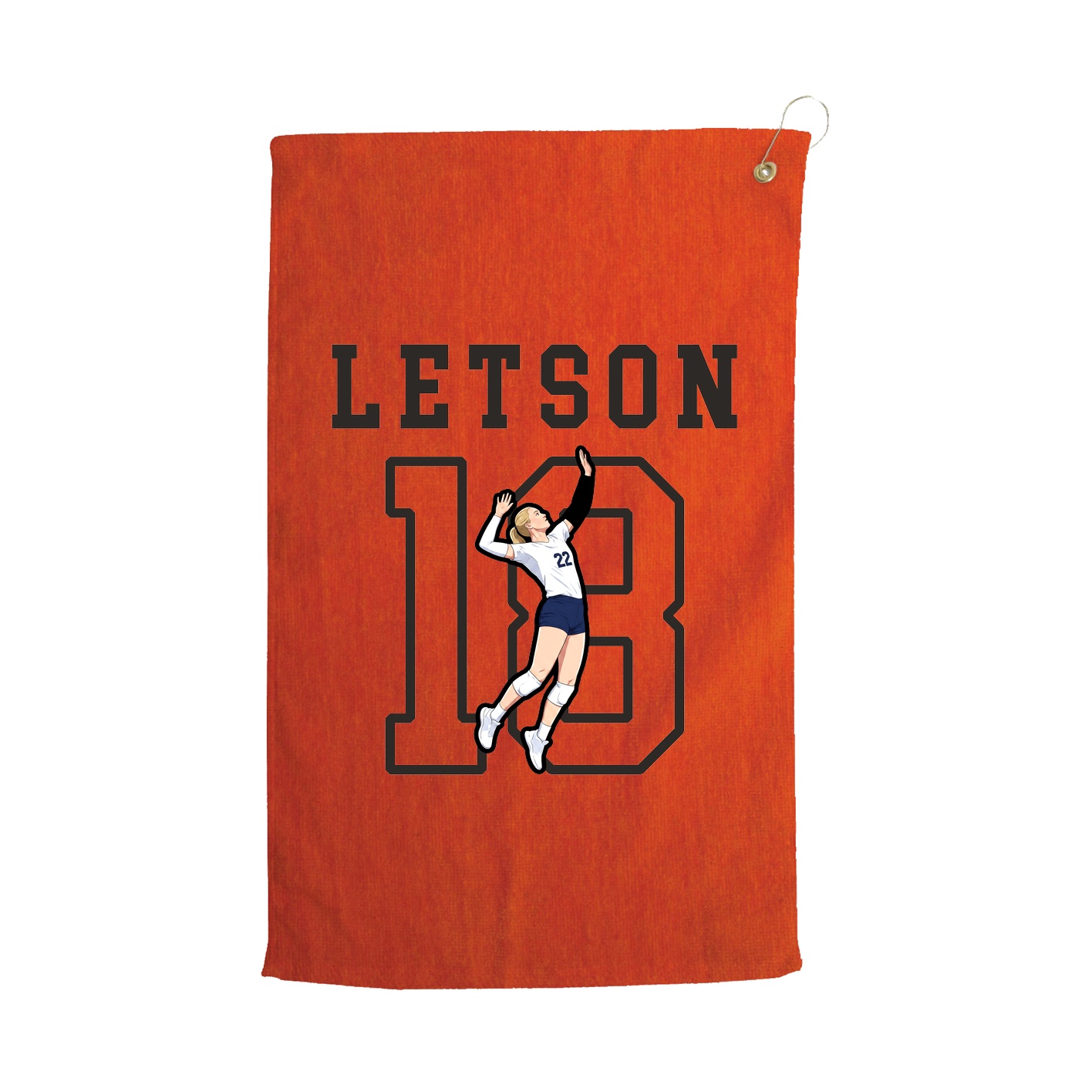 Golf Towel — Shirsey in Orange