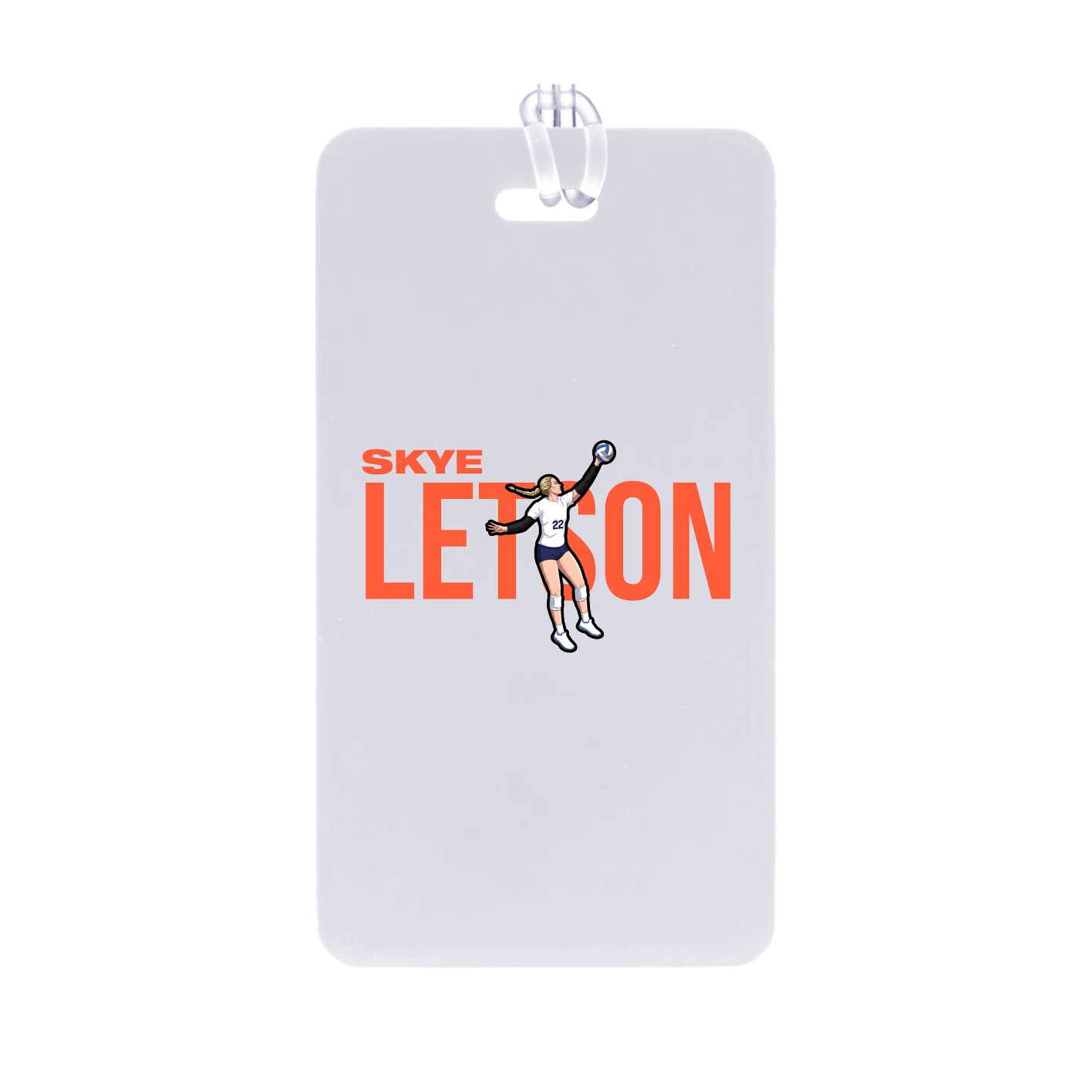 Bag Tag — Player Name in Classic