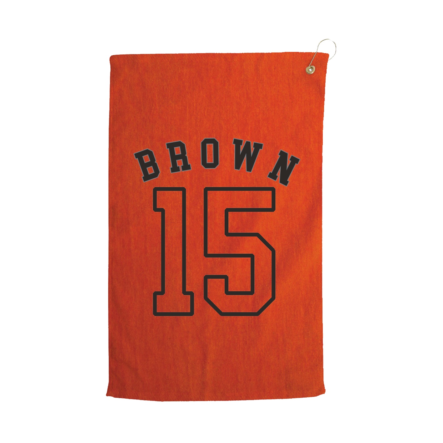 Golf Towel — Shirsey Arch in Orange