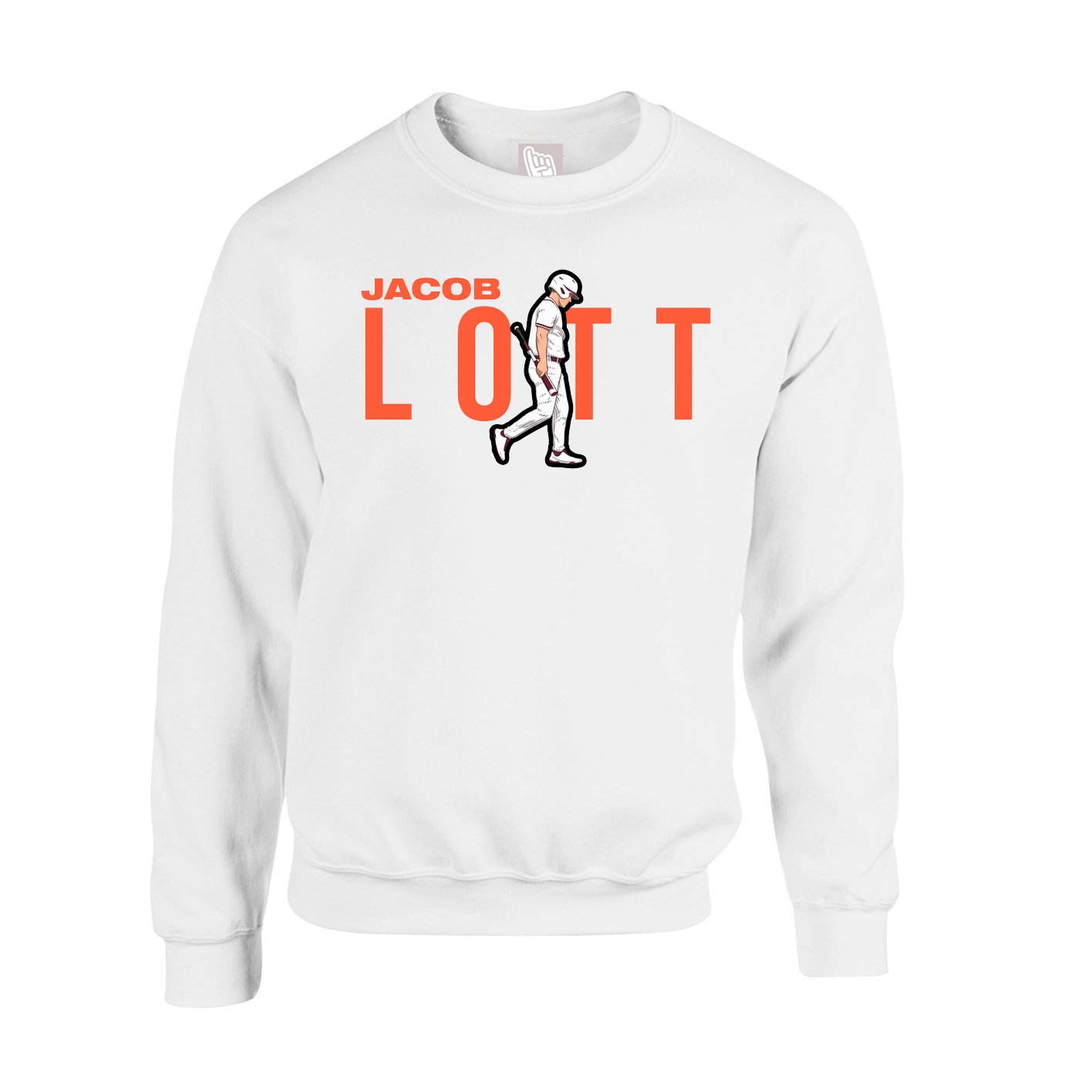 Fleece Crew — Player Name in White