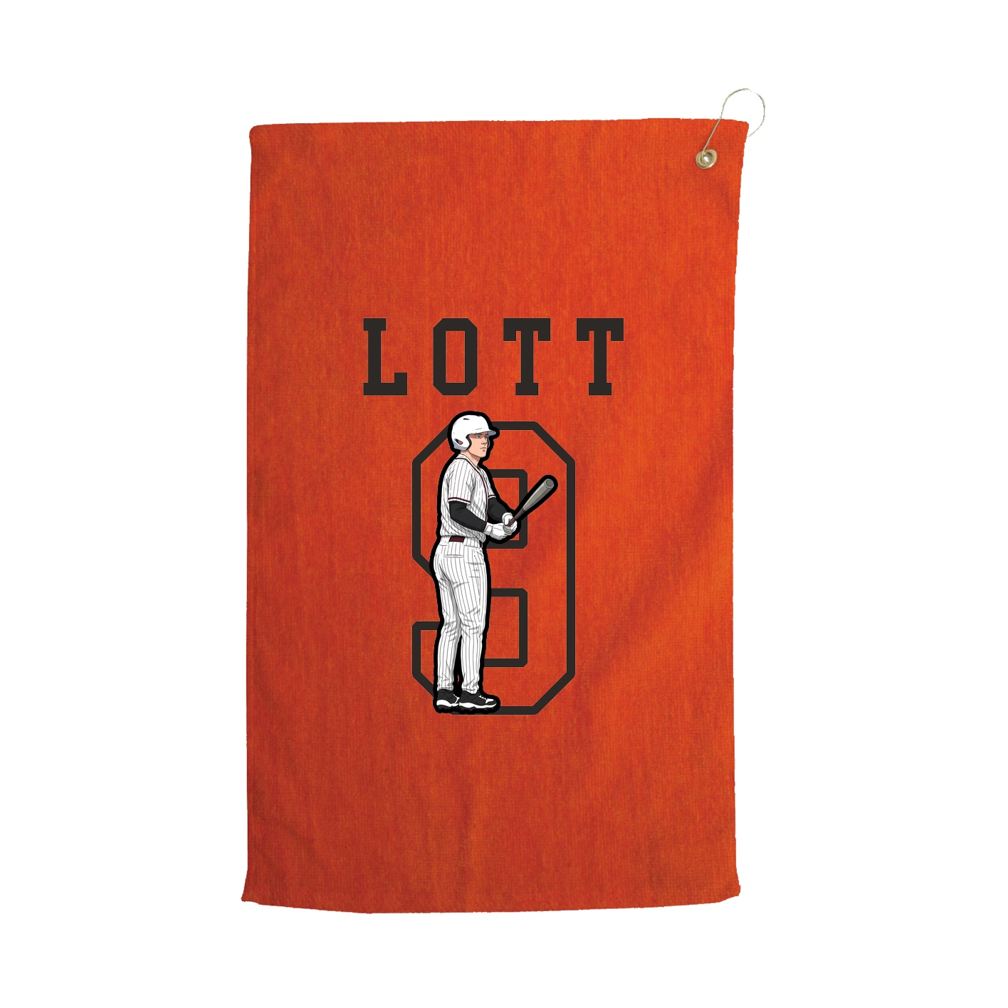 Golf Towel — Shirsey in Orange