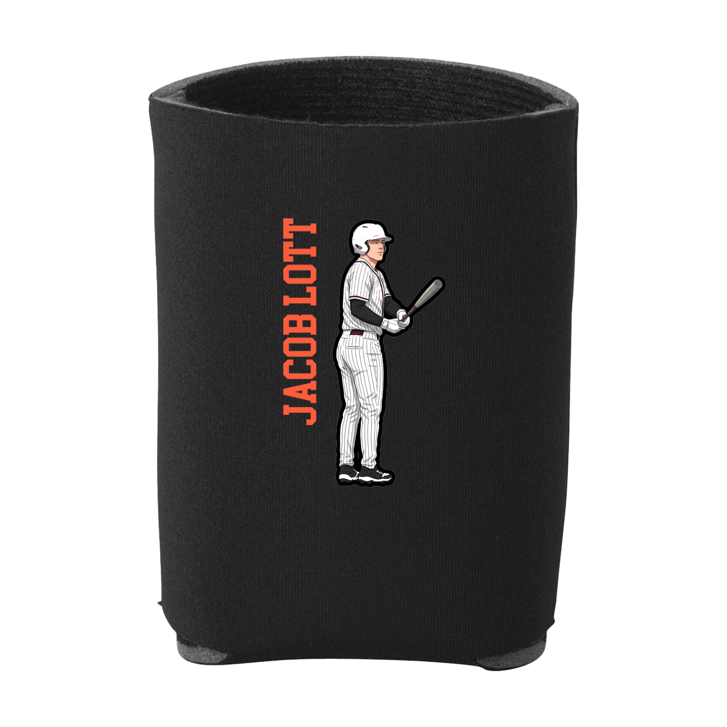 Can Holder — Name Vertical in Black