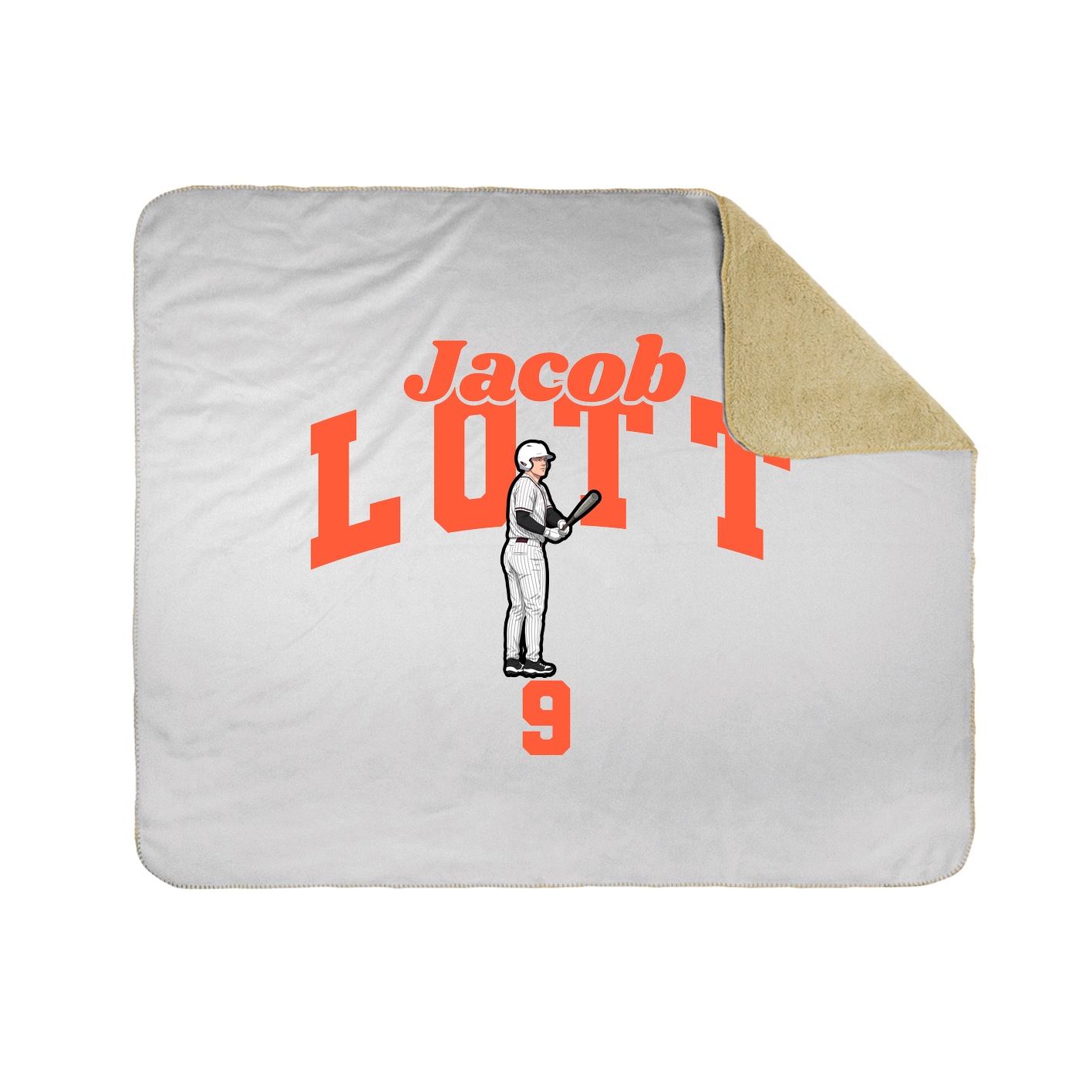 Throw Blanket — Signature Arch in White