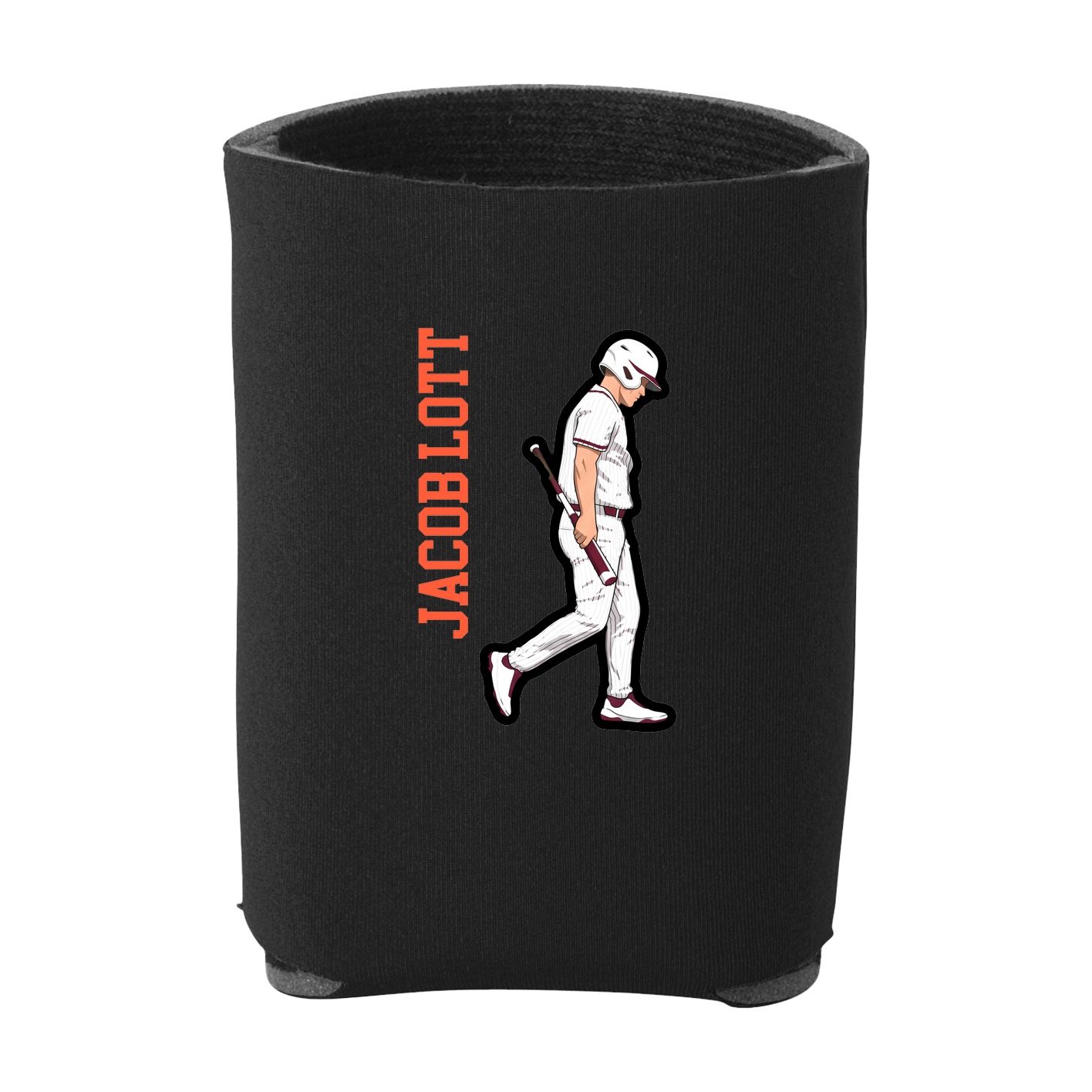 Can Holder — Name Vertical in Black