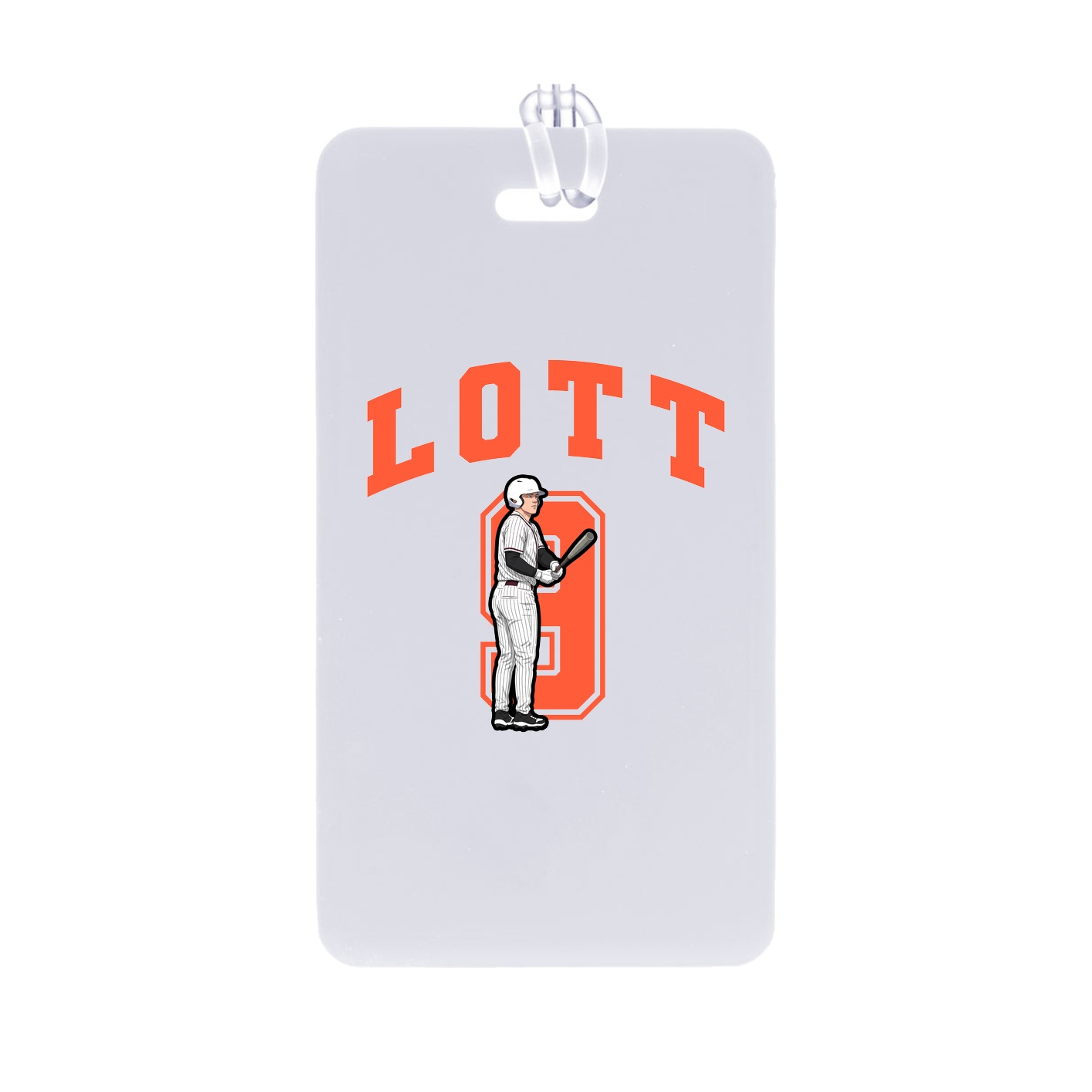Bag Tag — Number in Classic