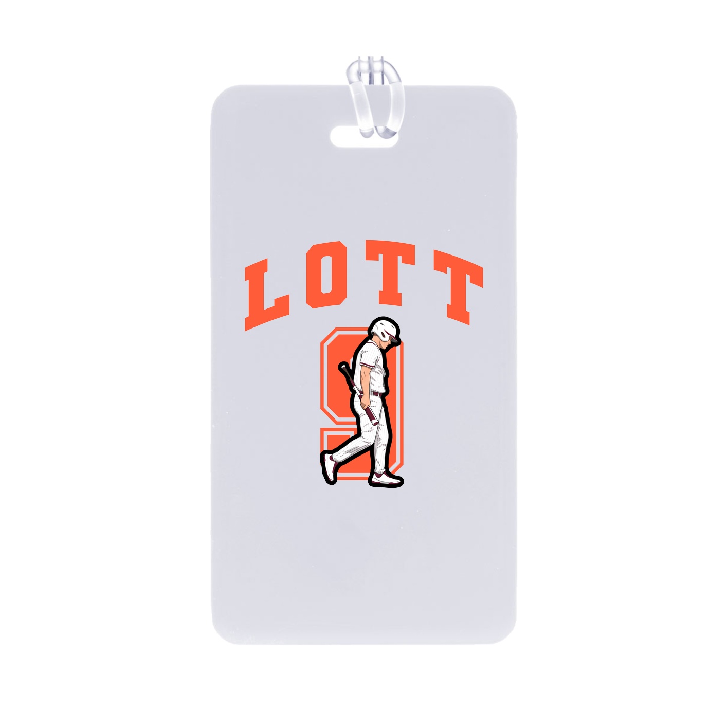 Bag Tag — Number in Classic
