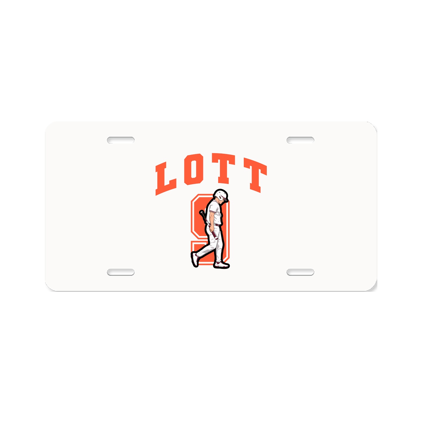License Plate — Number in Classic