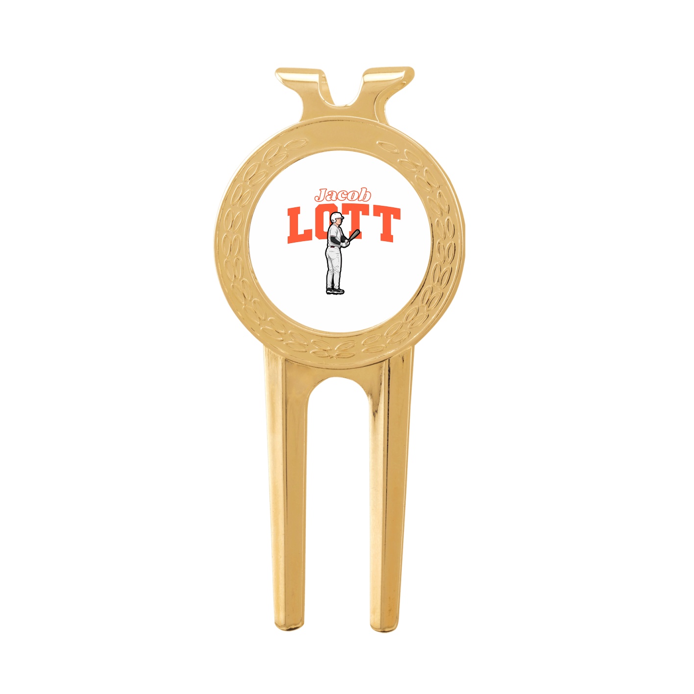Divot Tool with Ball Marker — Name Arch in Classic