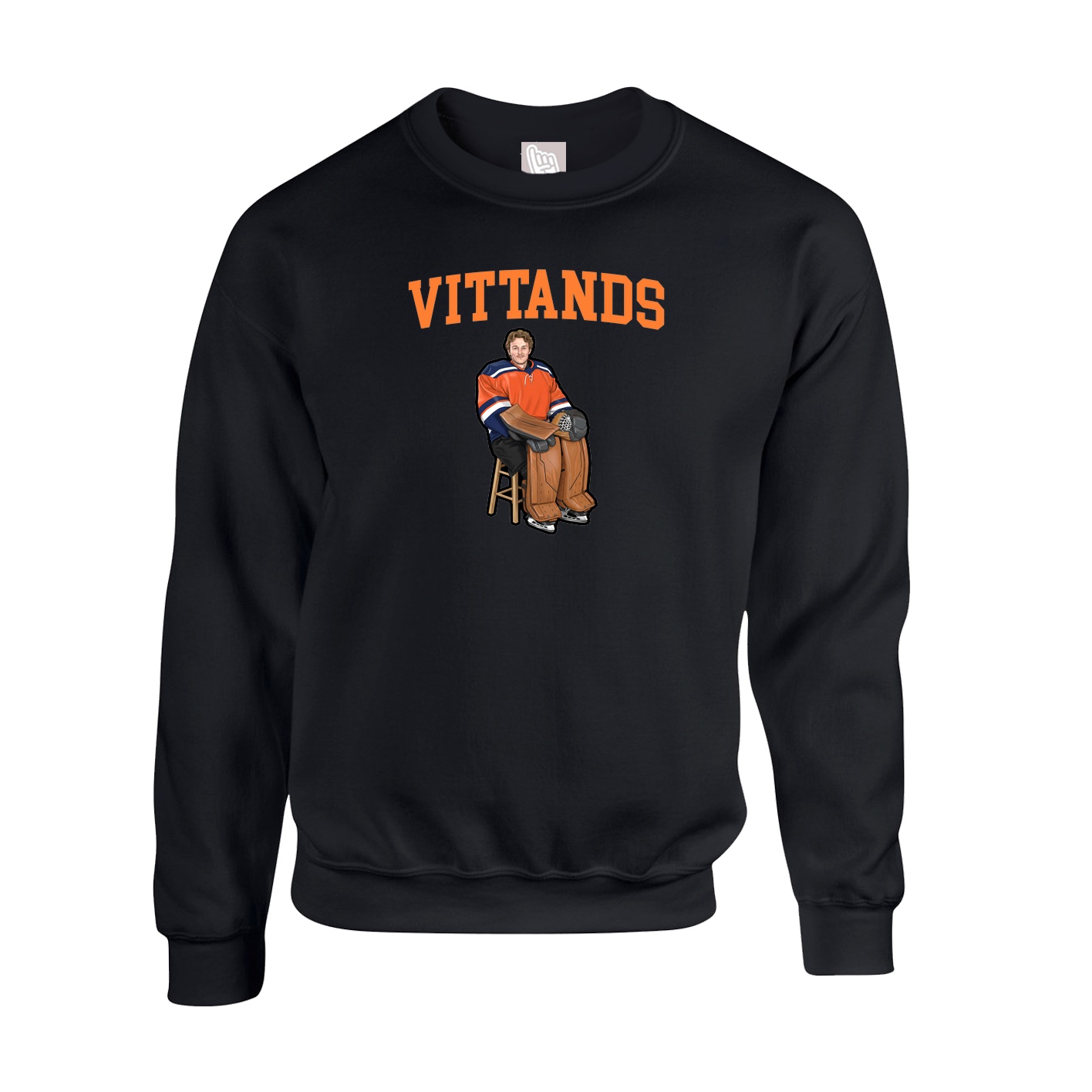 Fleece Crew — Shirsey in Black