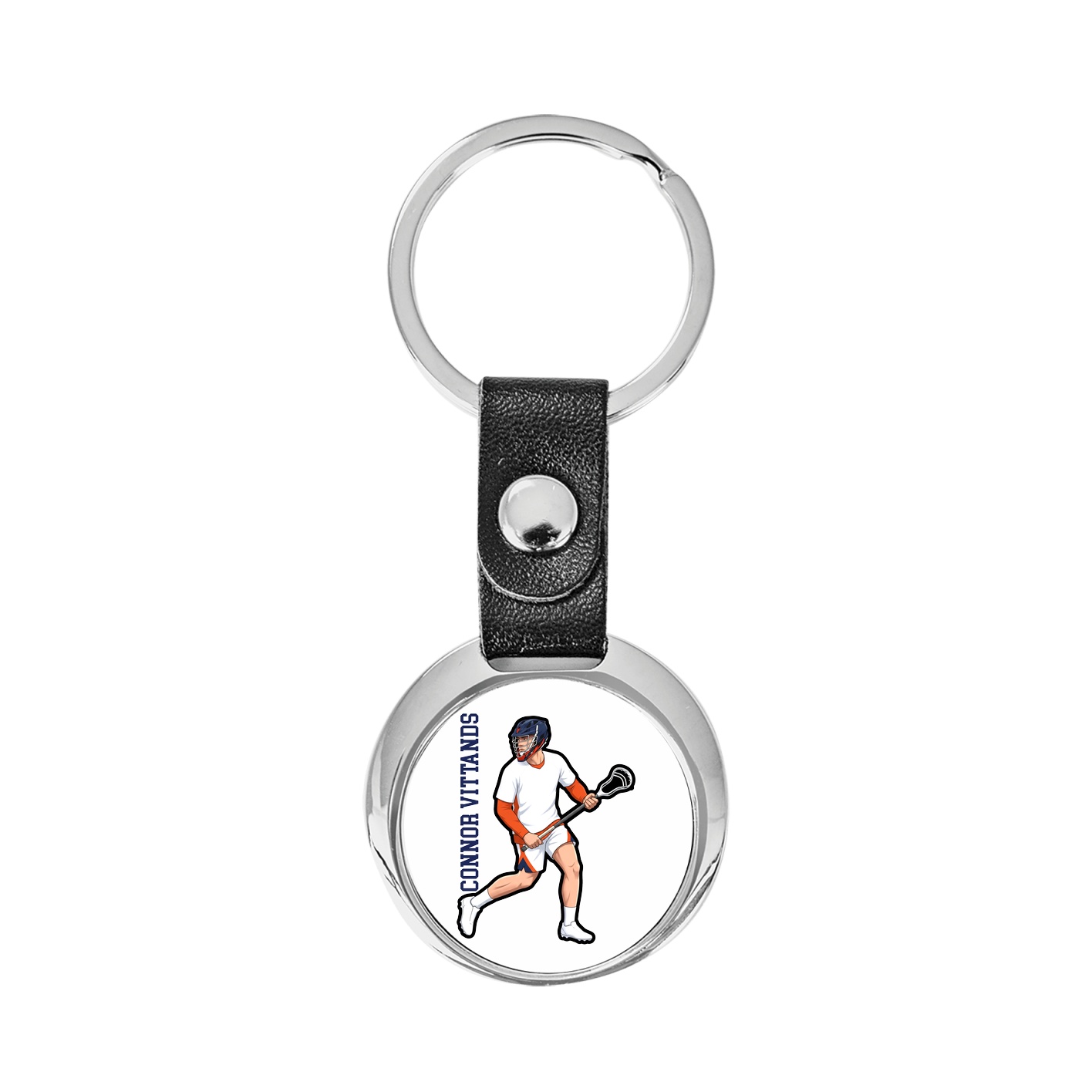 Key Chain — Name Vertical in Classic
