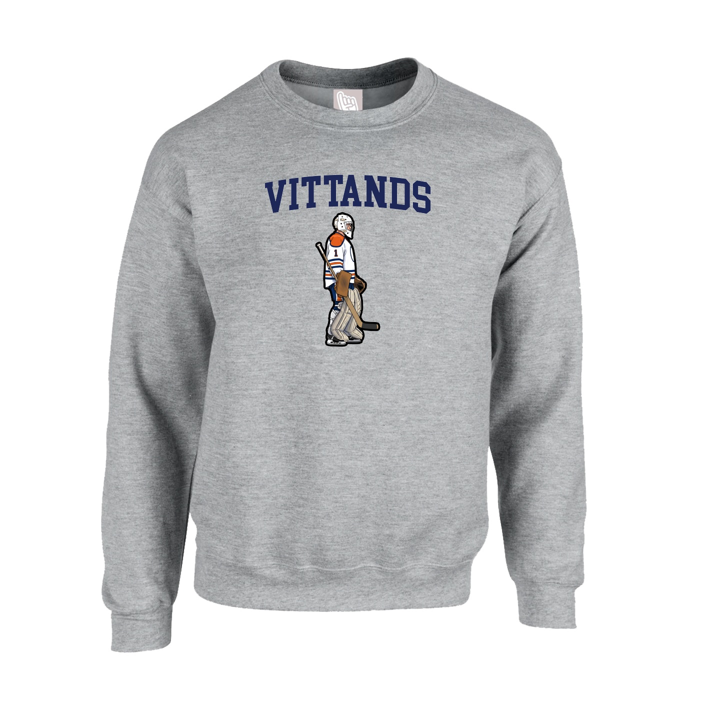 Fleece Crew — Shirsey in Grey