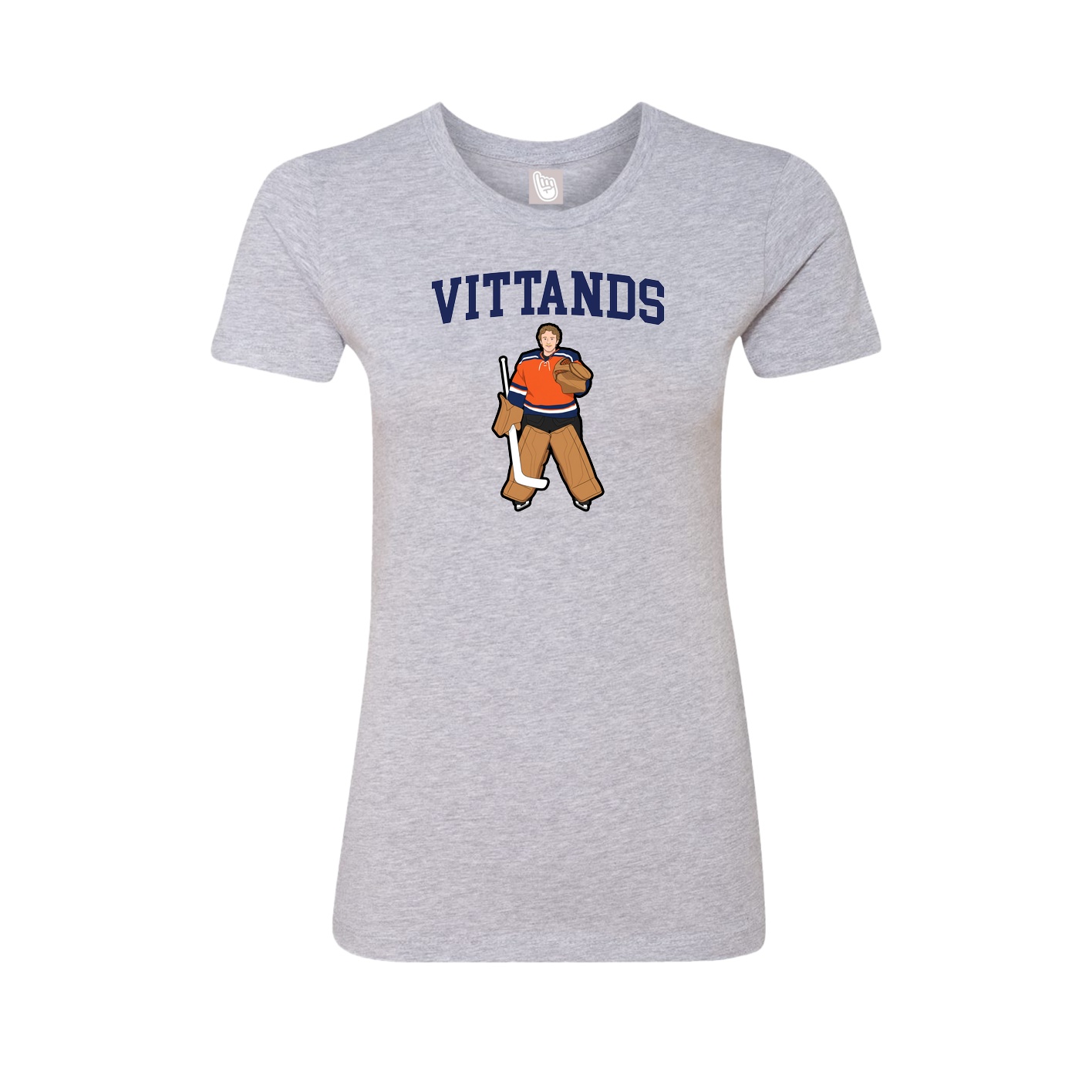 Fitted Women's Tee — Shirsey in Grey