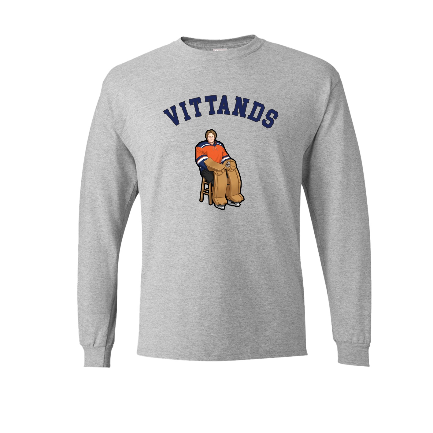 Long Sleeve Tee — Shirsey Arch in Grey