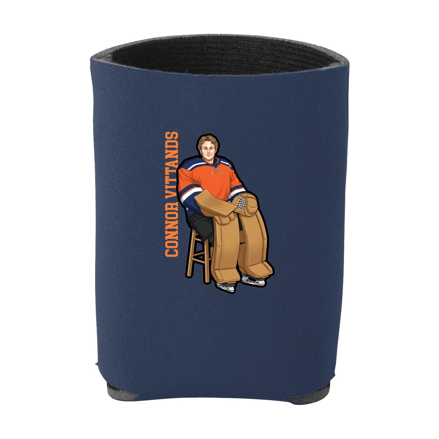 Can Holder — Name Vertical in Navy